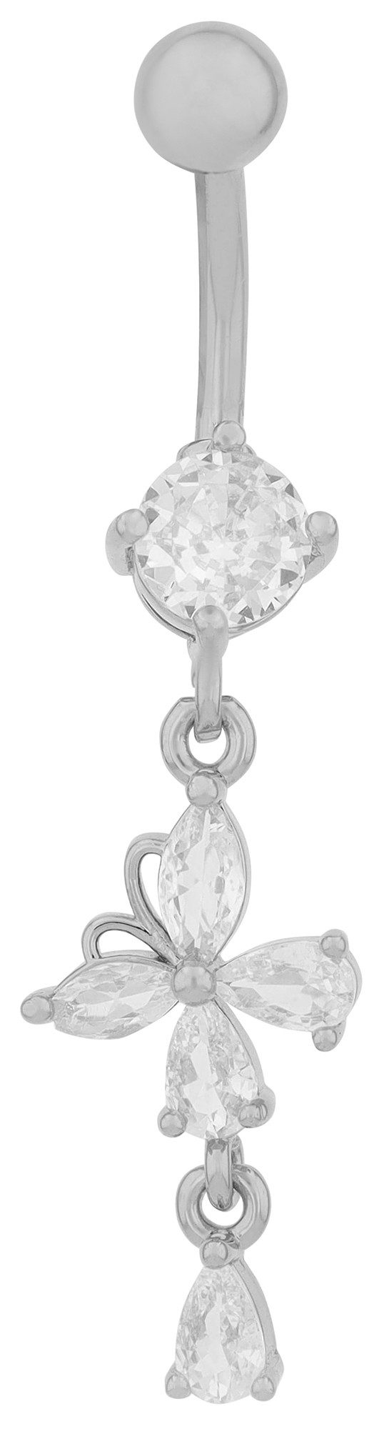 Bauchnabelpiercing Zirkonia