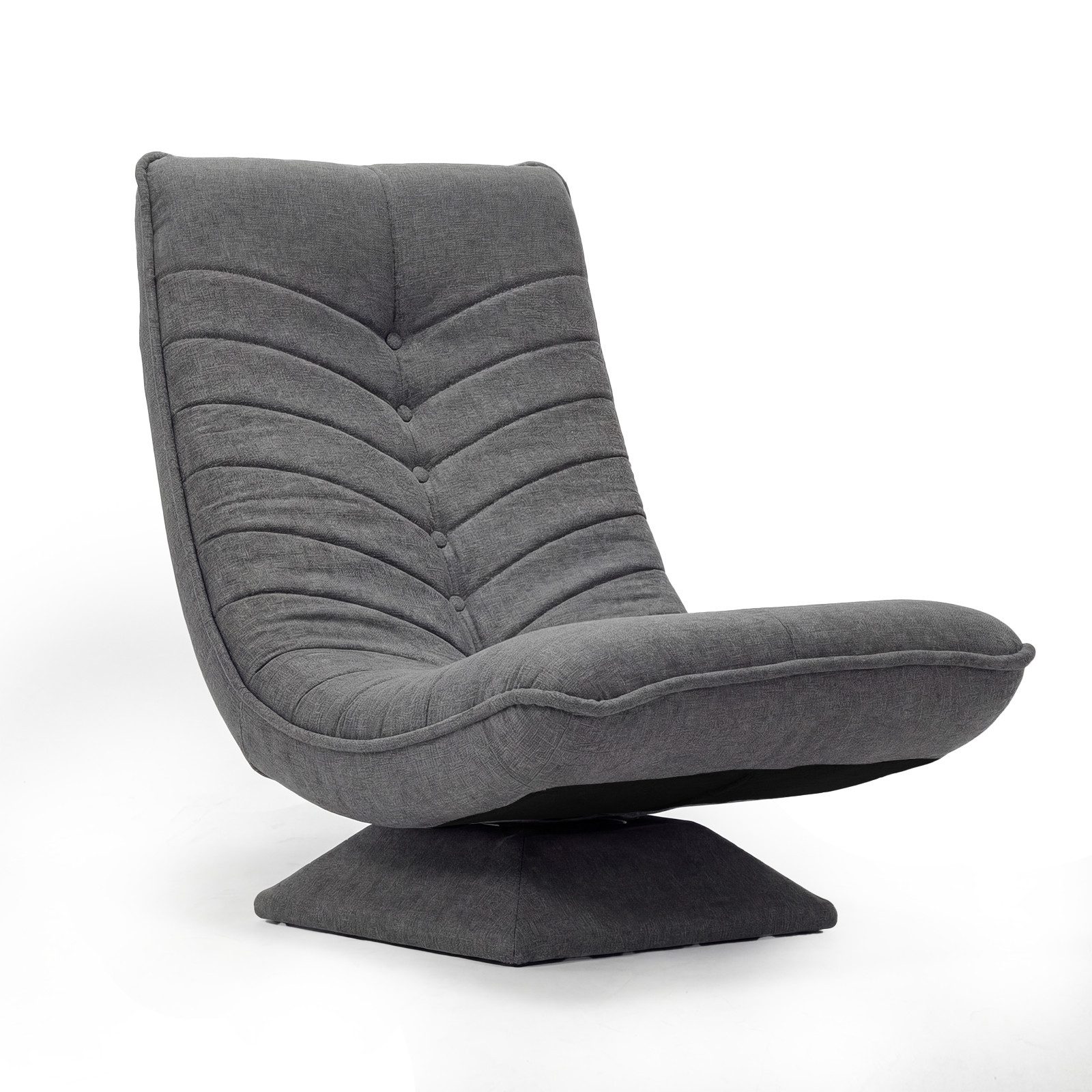 HappyHome Relaxsessel Verstellbarer Bodenstuhl, drehbar, klappbar, 150kg, Bodensessel