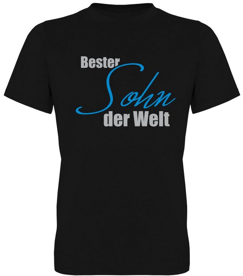 G-graphics T-Shirt Bester Sohn der Welt Herren T-Shirt mit Statement / Spruch / Motiv als Frontprint