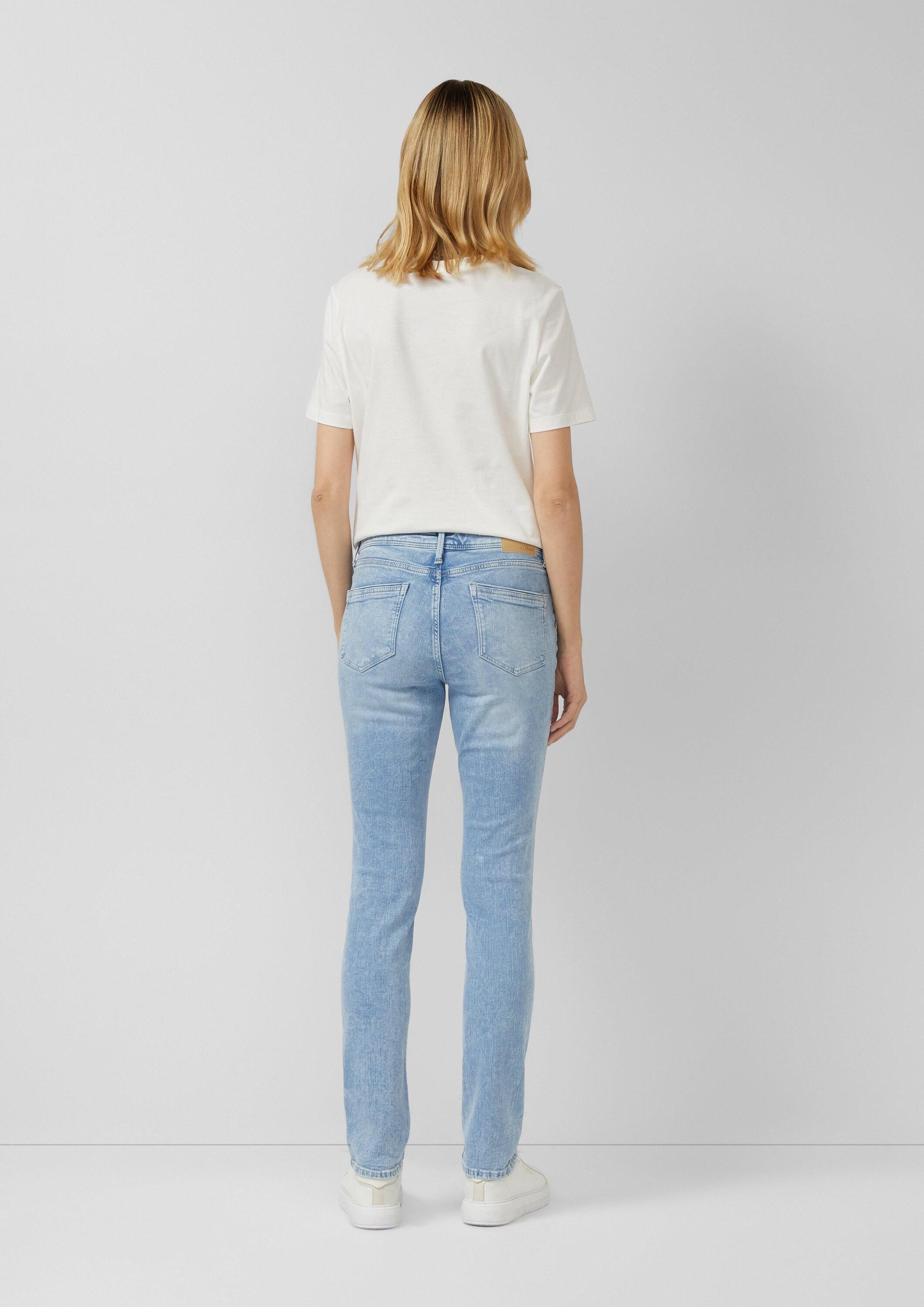 s.Oliver Slim-fit-Jeans Jeans-Hose BETSY Jeans Betsy / Slim Fit / Mid Rise / Slim Leg