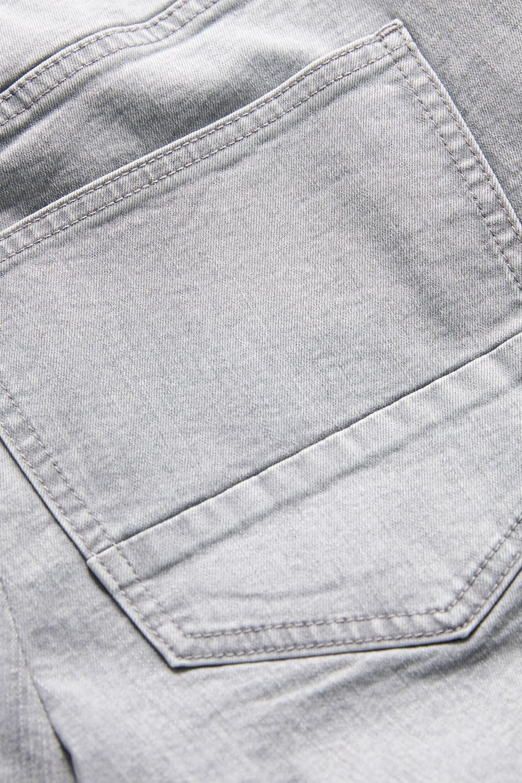 Next Jeans Essential Stretch Slim Grey Fit (1-tlg) Light Slim-fit-Jeans mit
