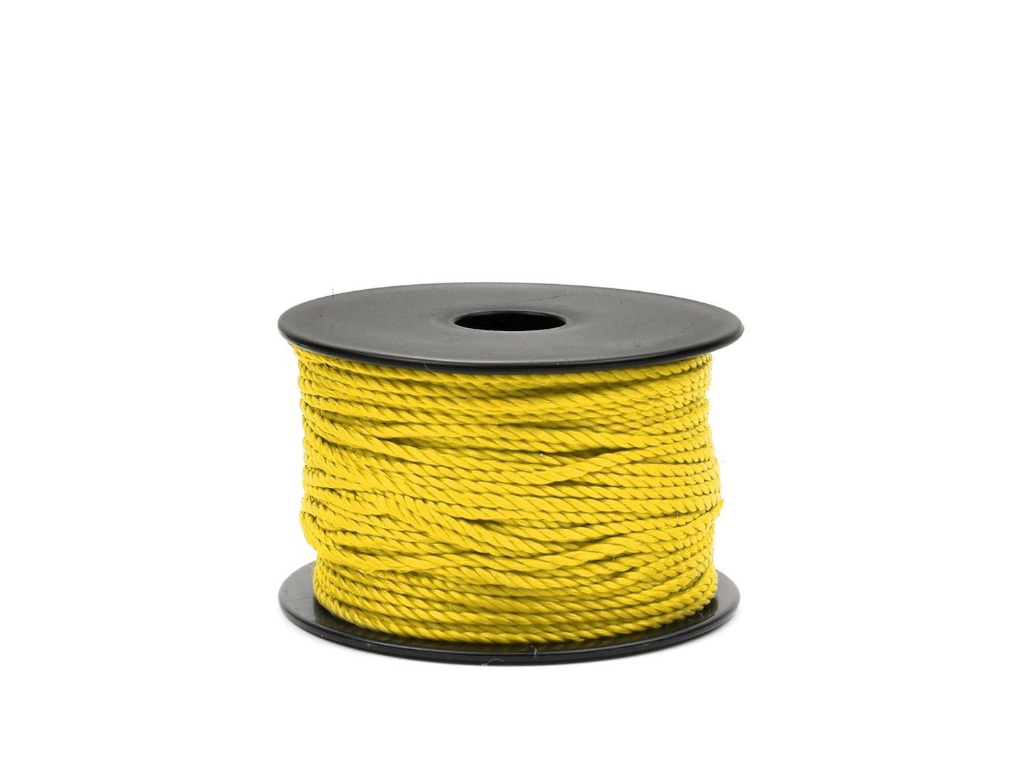 GEKO Maßband Maurerschnur 50/100 m 1,7 mm Pflasterschnur Richtschnur Gelb, 1,7 mm Stärke, Reißfestes Nylon