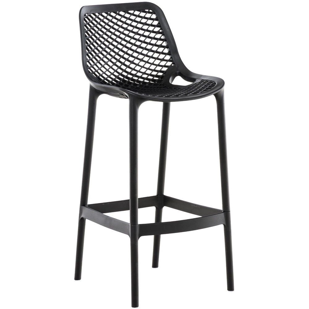 CLP Barhocker Tresenhocker Bistrohocker Gartenhocker (Spar-Set, 1 St., 45x53x105 cm wetterfest), UV-beständig, wetterfest, bis 160 kg, Fußstütze