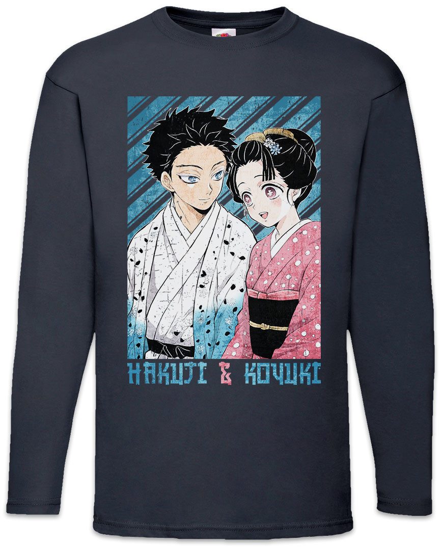 Langarmshirt Anime Hakuji Koyuki Langarm T-Shirt Kamado Nezuko Slayer Zenitsu