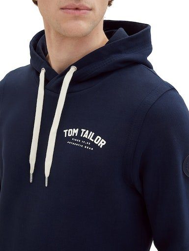 TOM TAILOR sky blue großem Sweatshirt captain mit Frontprint