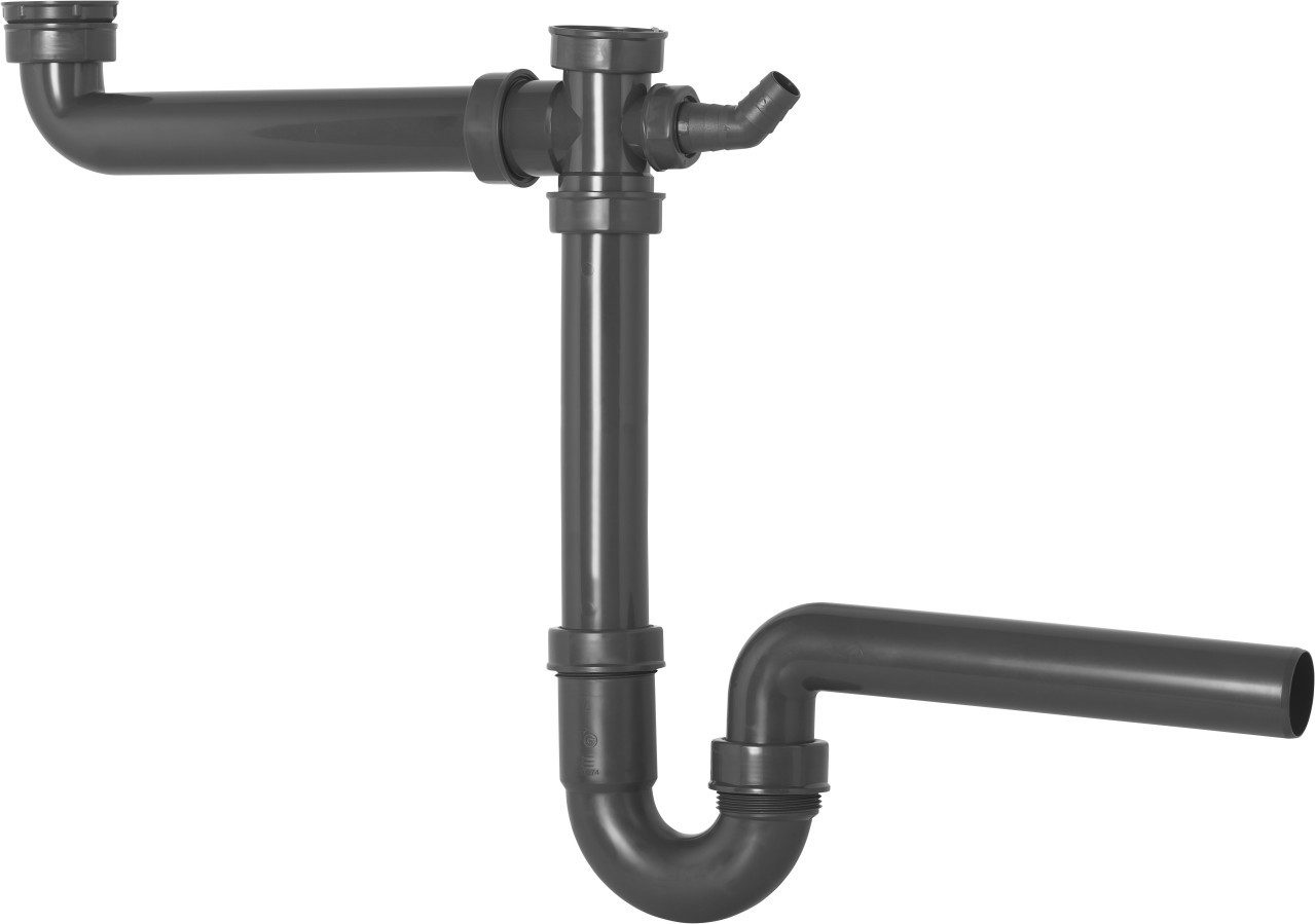 CORNAT Siphon Cornat Spültisch-Röhren-Geruchverschluss Für