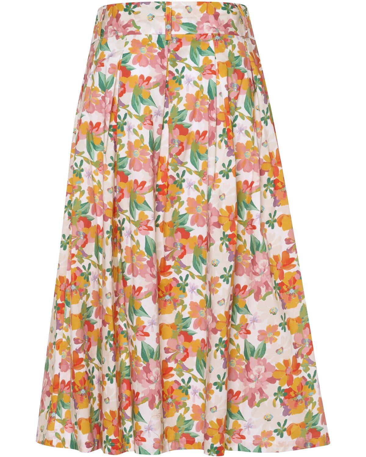 Highmoor Faltenrock Weiter Rock mit Bindegürtel günstig online kaufen