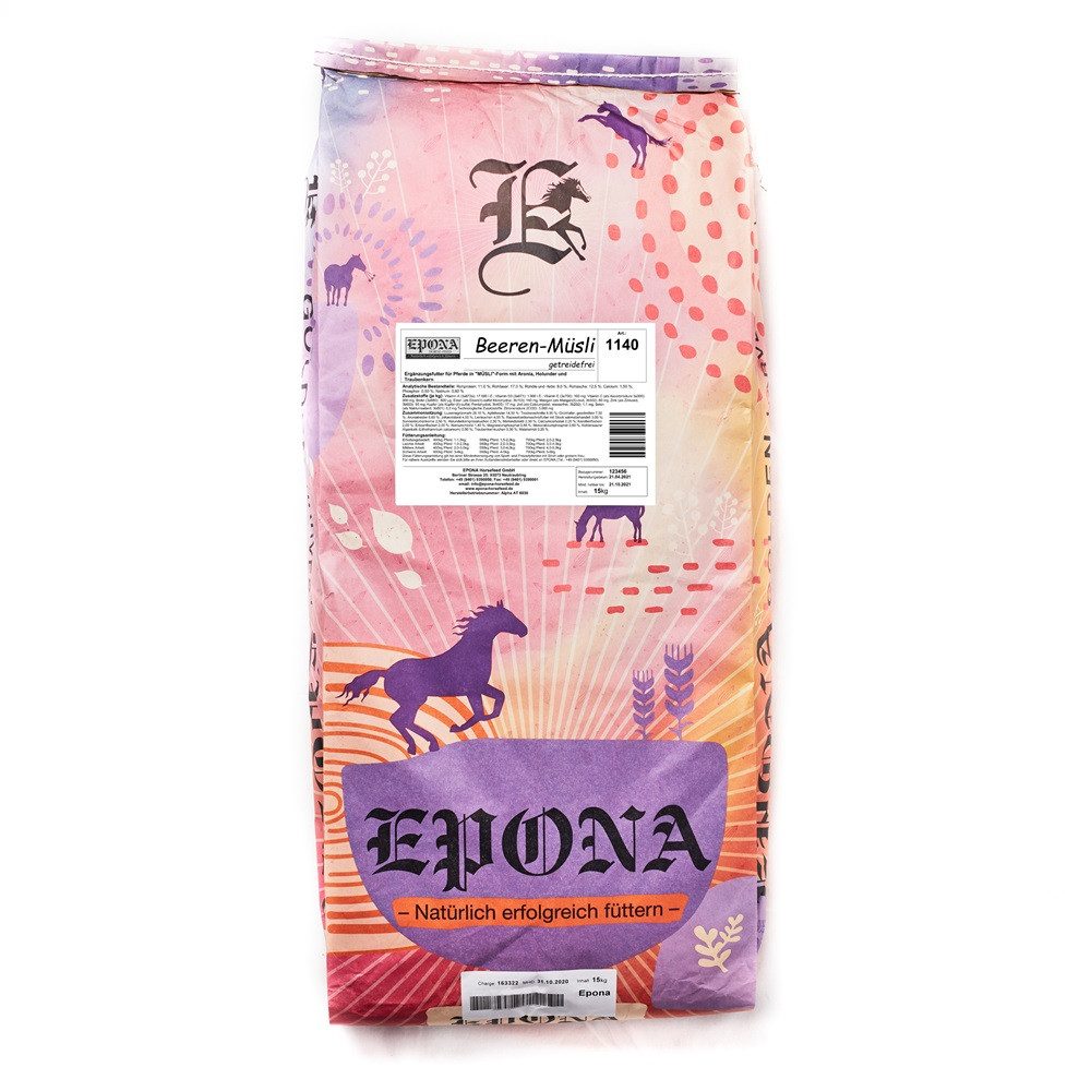 EPONA Tierpräparate EPONA Beeren-Müsli getreidefrei Sack 15kg