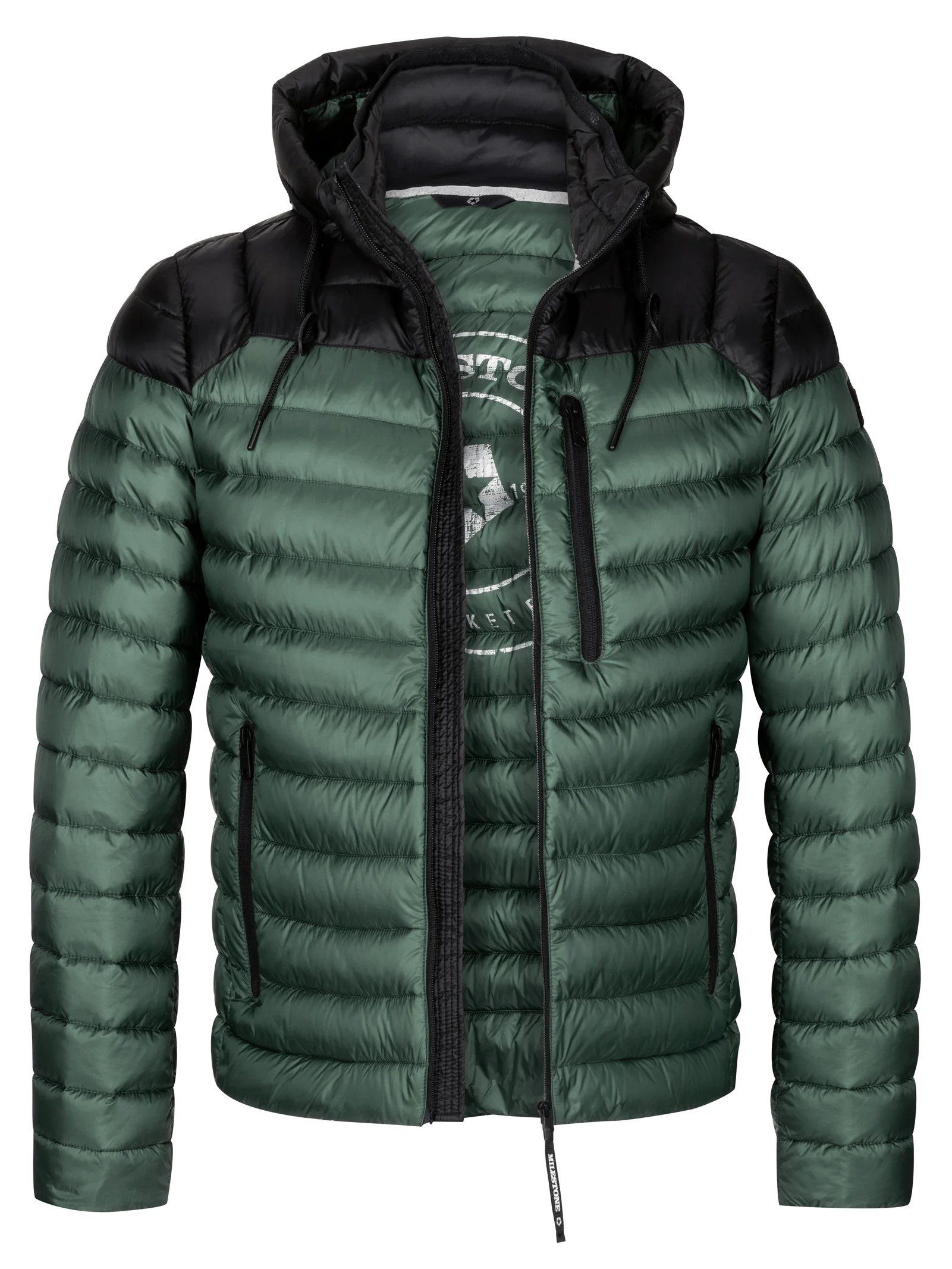 Milestone Steppjacke Herren Daunenjacke mit abnehmbarer günstig online kaufen