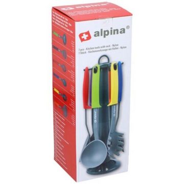 *Alpina* Küchenorganizer-Set Küchenwerkzeug-Set mit Halter, 7-teilig