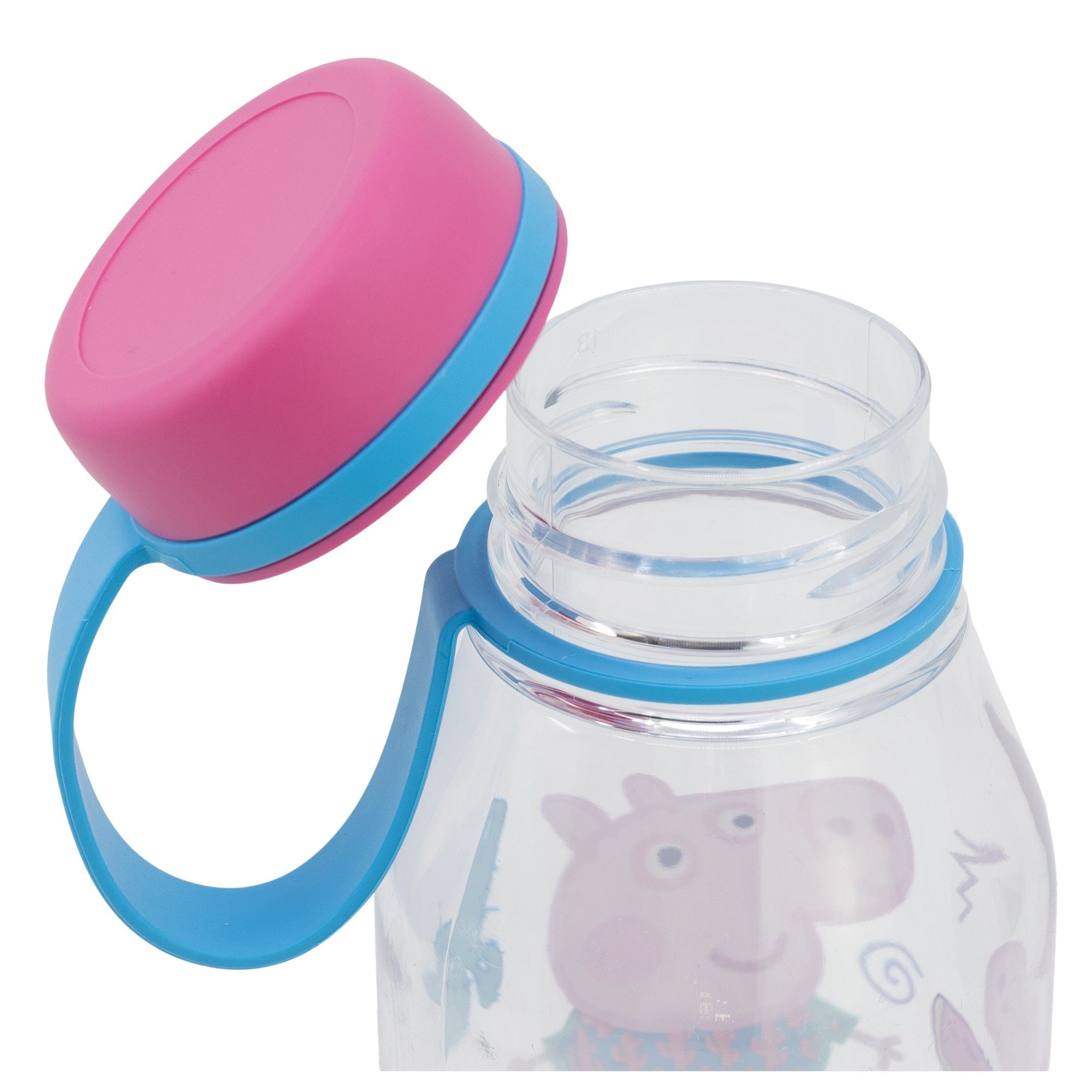 Peppa Pig Trinkflasche Peppa Pig Wutz George Sportflasche Wasserflasche, Flasche 460 ml