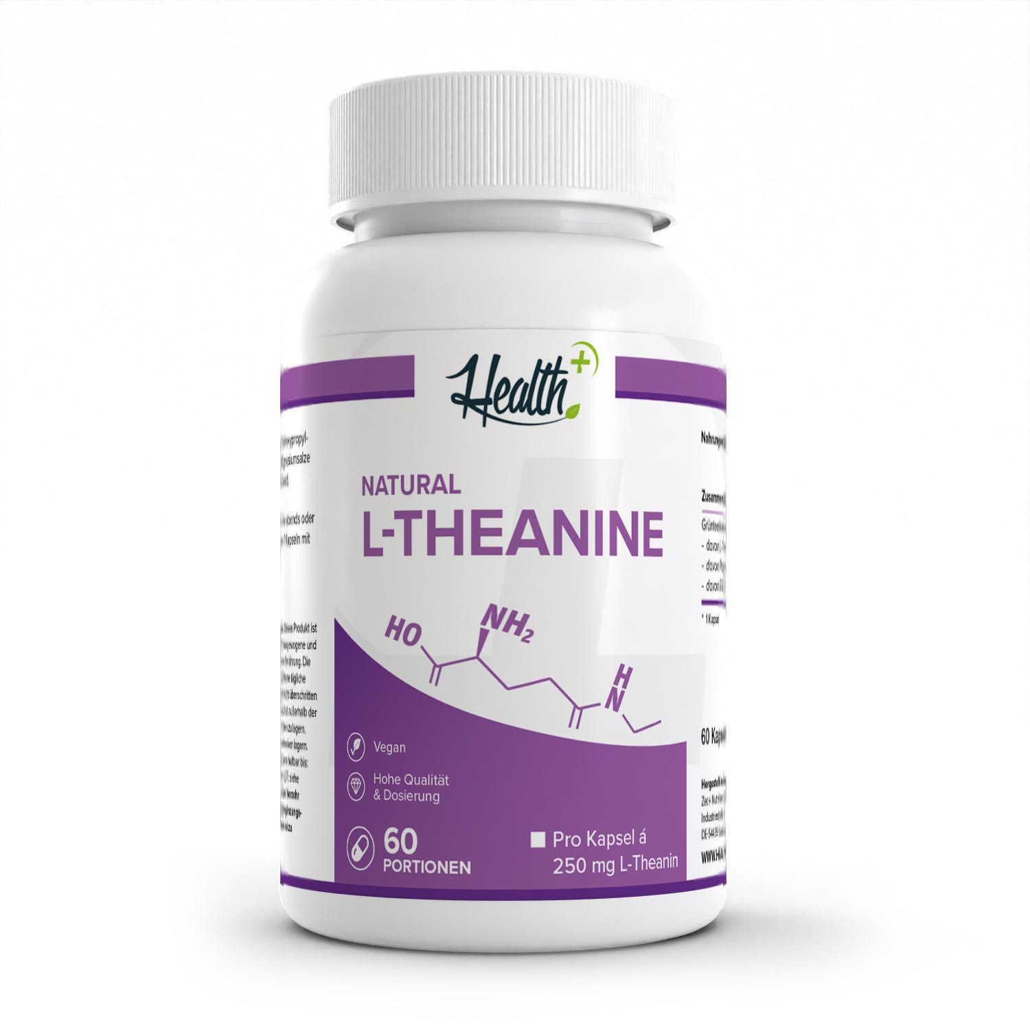 Zec+ Nutrition HEALTH+ L-THEANIN, 60 Kapseln Kapsel