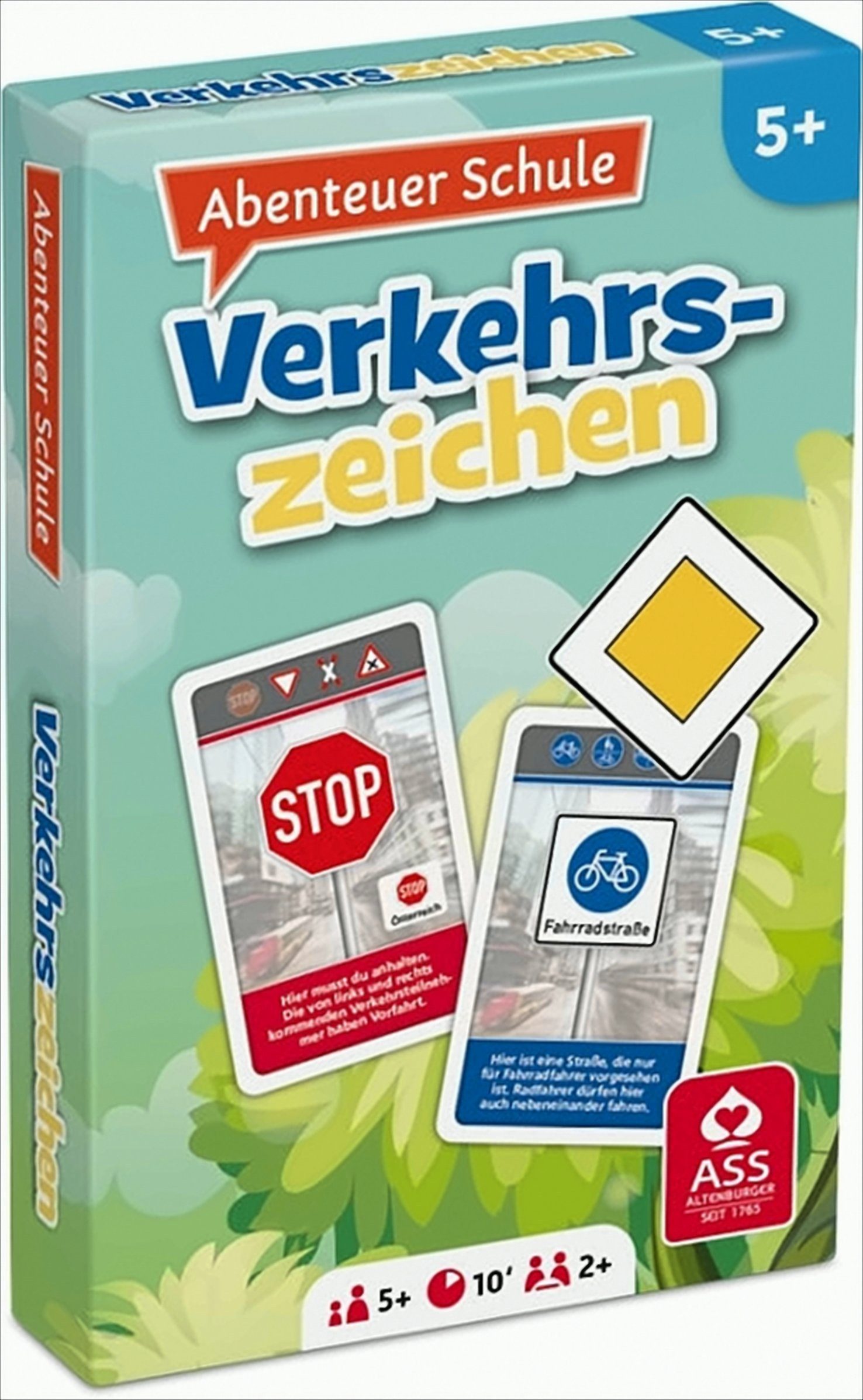 Cartamundi Spiel ASS Altenburger Spielkarten - Abenteuer Schule - Verkehrszeichen