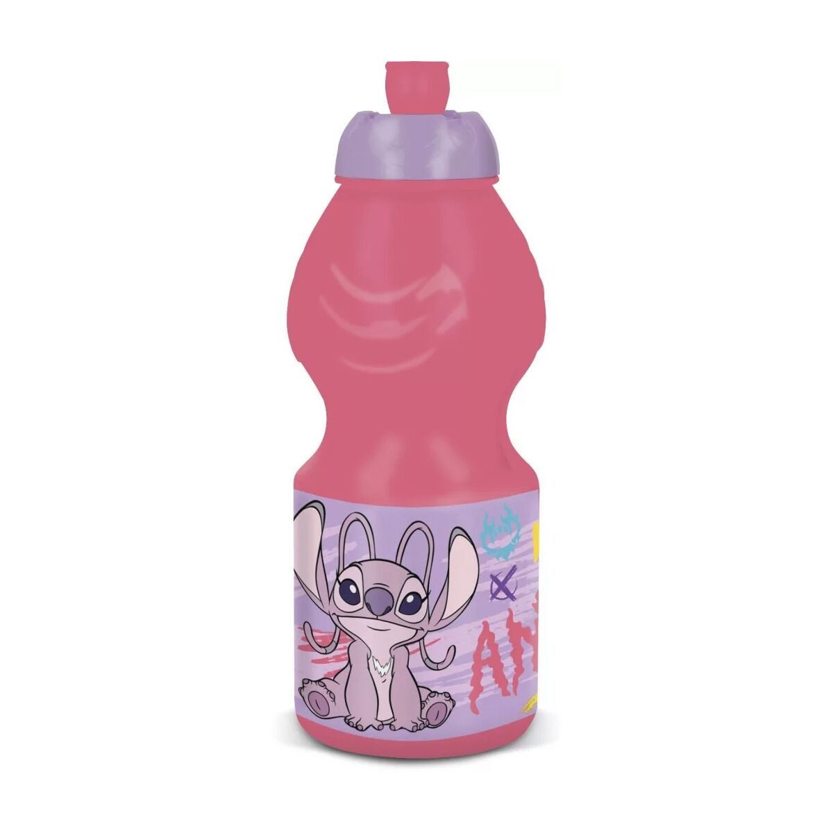 Disney Trinkflasche Disney Lilo und Stitch Angel Kunststoff Sportflasche 400 ml