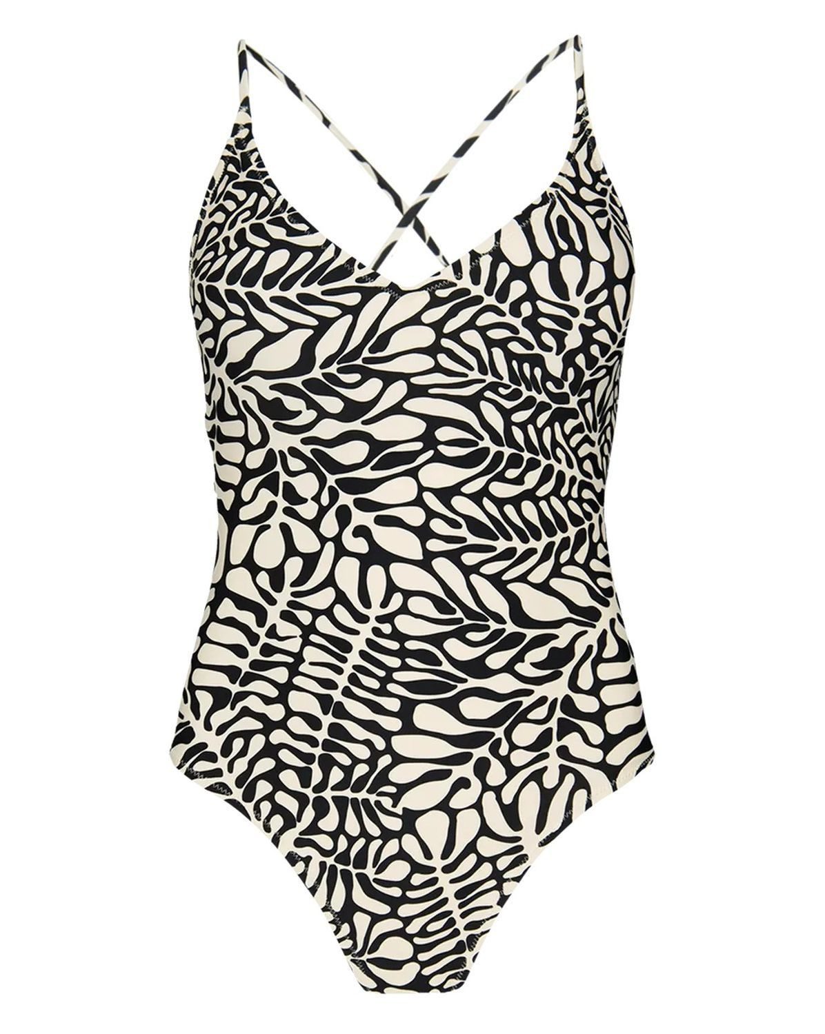 Barts Badeanzug BARTS Badeanzug Nassa Plunge One Piece Off White günstig online kaufen