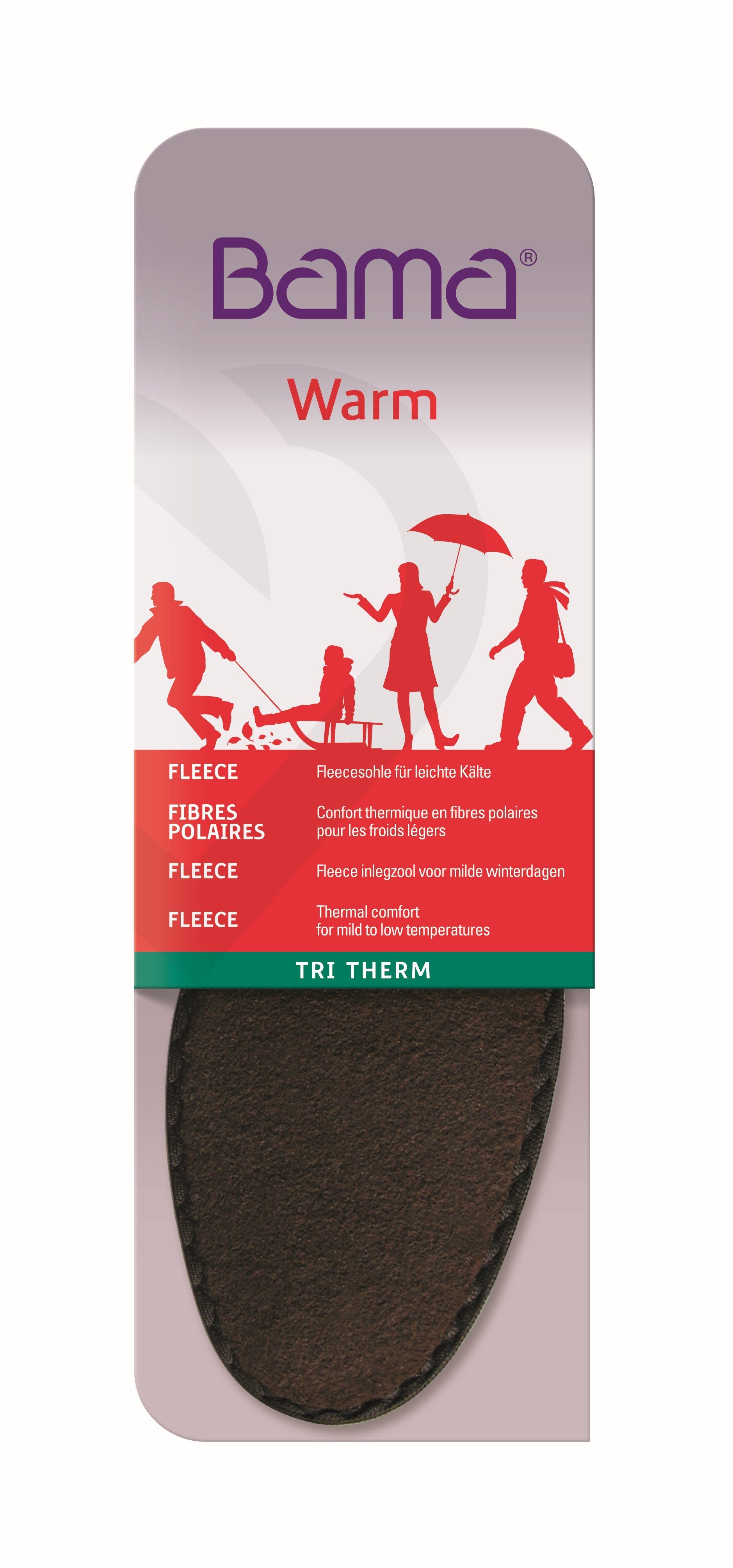 BAMA Group Thermosohlen Tri Therm - Fleecesohle für leichte Kälte