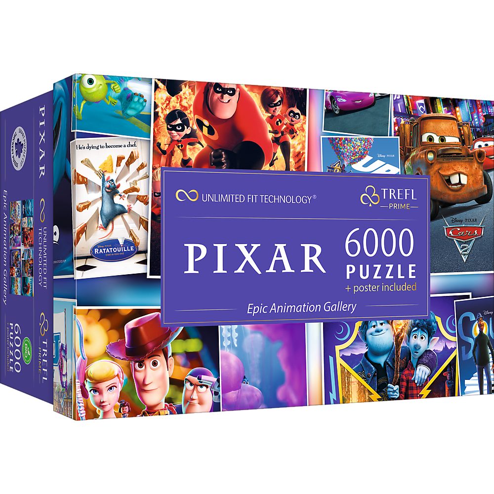 Trefl Puzzle Disney / Pixar Animationsgalerie 6000 Teile Puzzle, 6000 Puzzleteile, Made in Europe