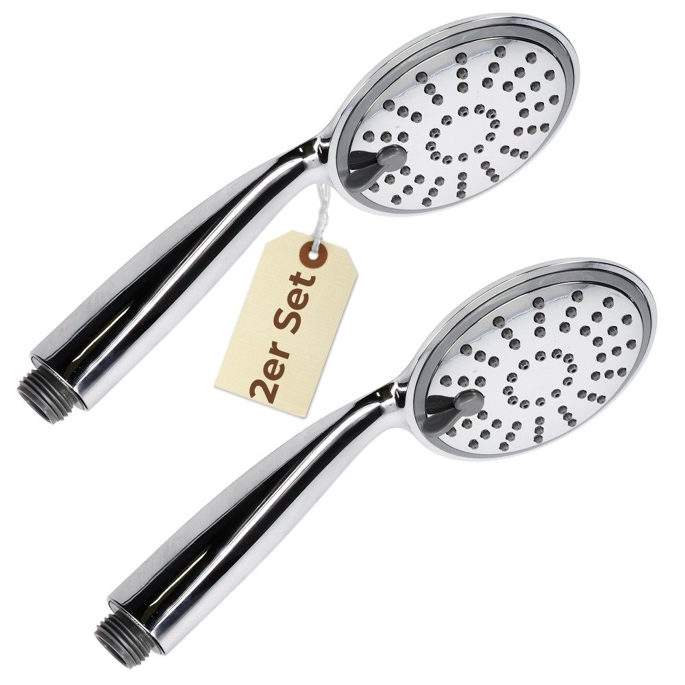 Handbrause 2x Duschkopf Wassersparend 3 Funktion Duschbrause Handbrause Dusche