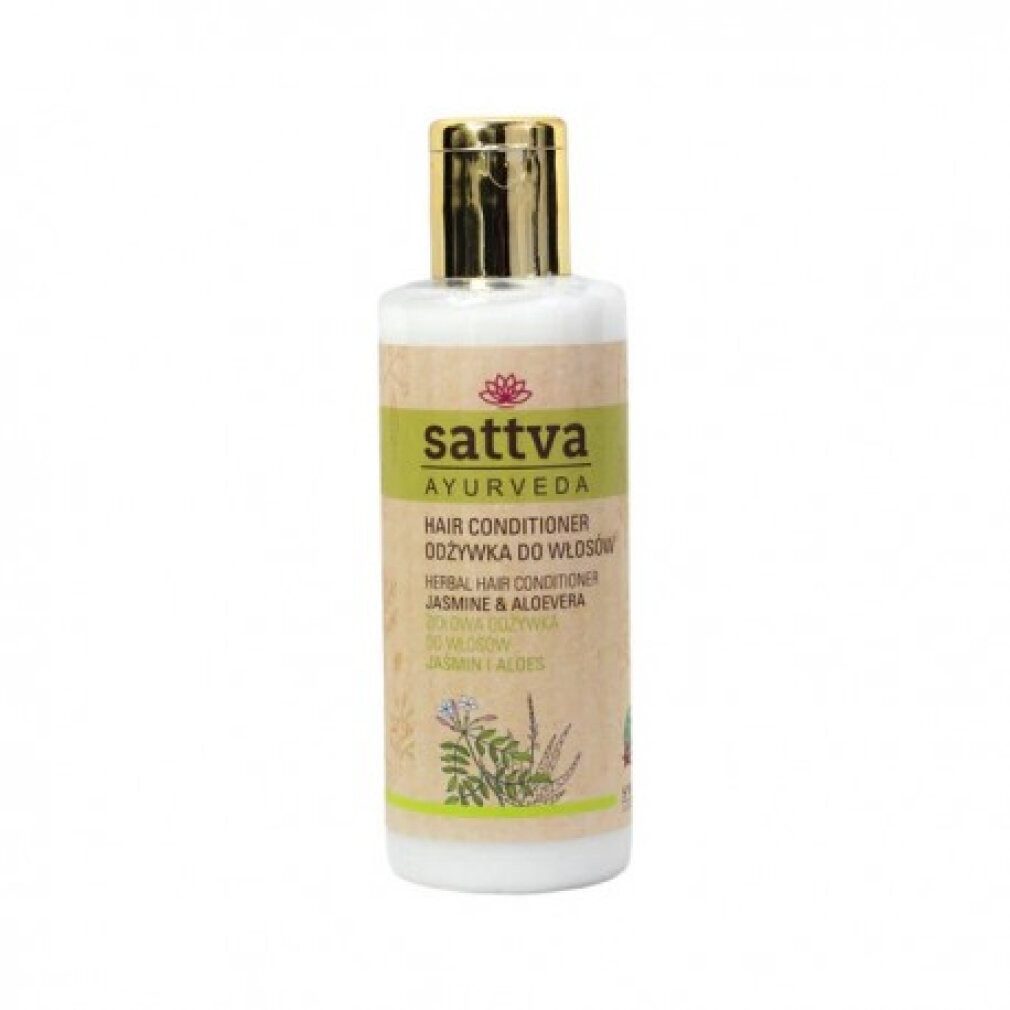 Sattva Haarshampoo Ayurveda Haarspülung für alle Haartypen Jasmin & Aloe Vera