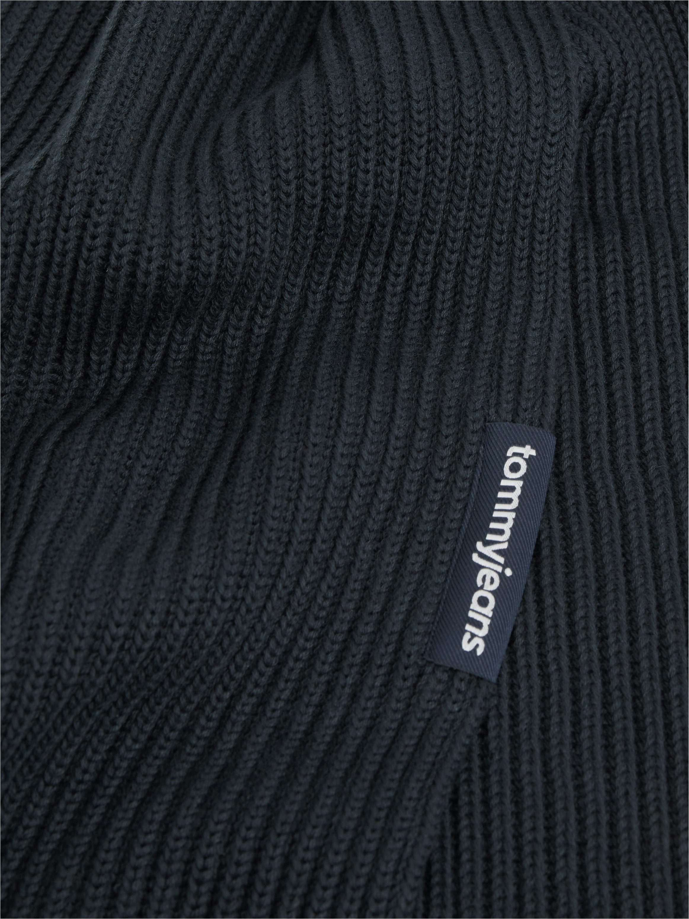 Tommy Jeans Strickschal LINEAR LOGO SCARF, Regular fit mit Markenlabel