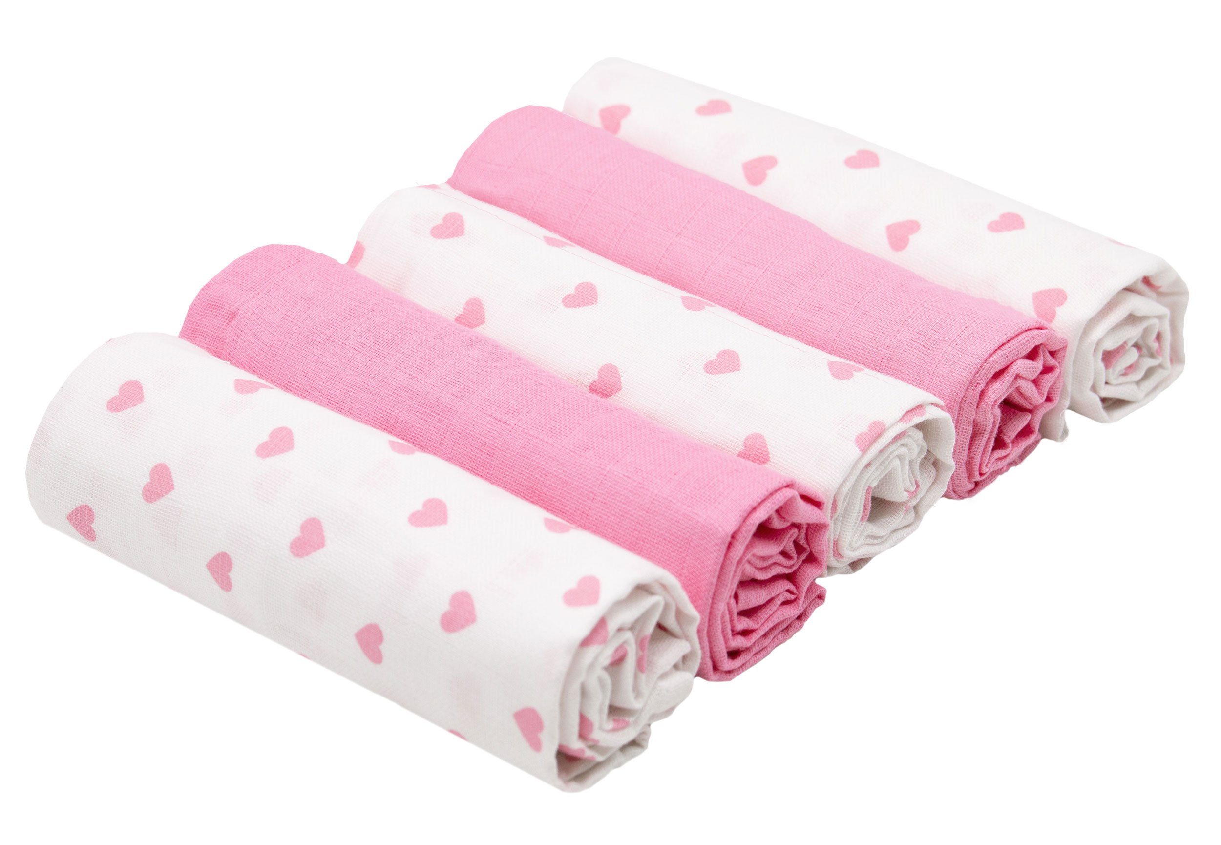 ZOLLNER Spucktuch, (5-tlg., Geschenk-Set), 100% Baumwolle