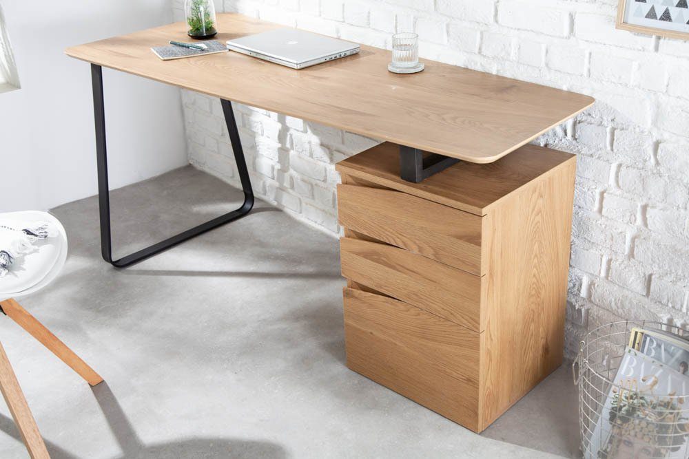 riess-ambiente Schreibtisch STUDIO 160cm natur / günstig online kaufen