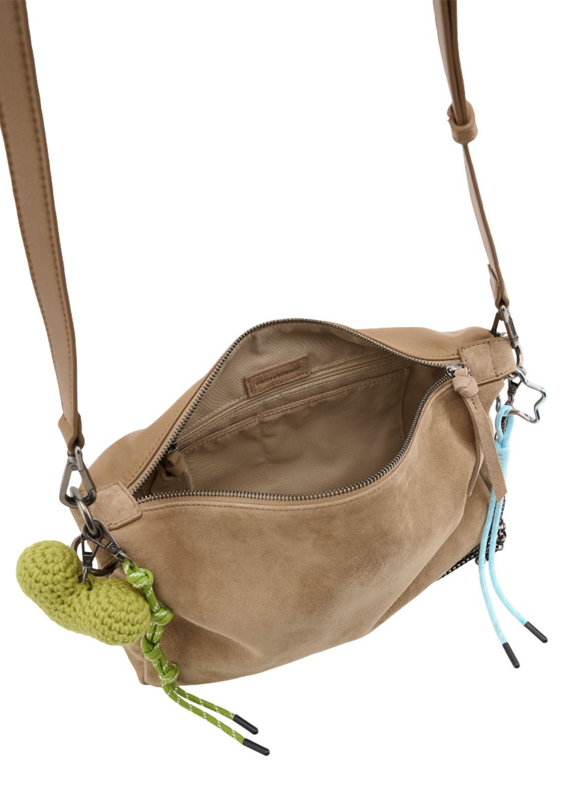 FREDsBRUDER Schultertasche Shoulder Bag, aus echtem Leder