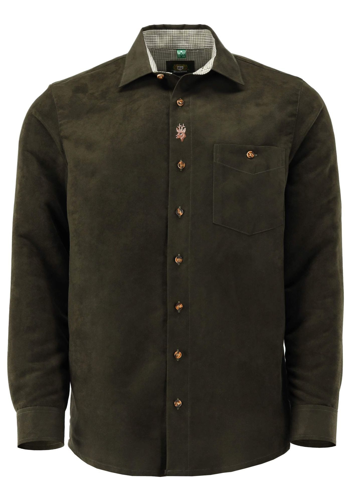 OS Trachten Outdoorhemd Fibeu Regular Fit, Haifischkragen, 1/1-Arm, Brustta günstig online kaufen