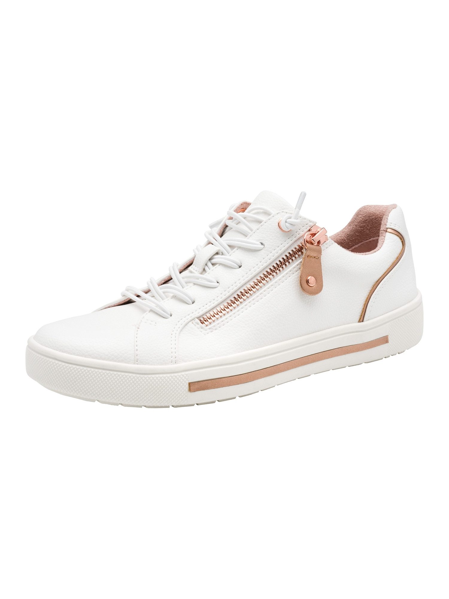 Jana Vegan, Mehrweite mit Absatz kein Absatz 8-23660-42 Sneaker Vegan