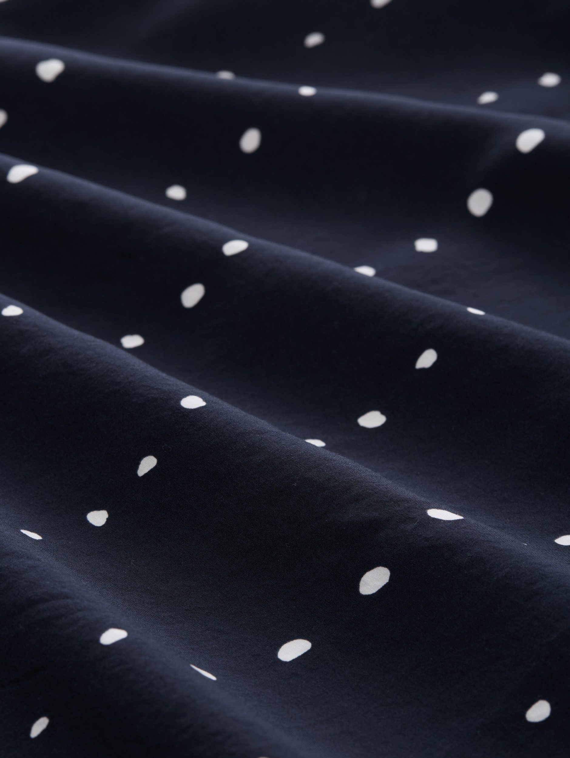 TOM TAILOR Schlupfbluse blouse feminine top printed, navy dot print günstig online kaufen