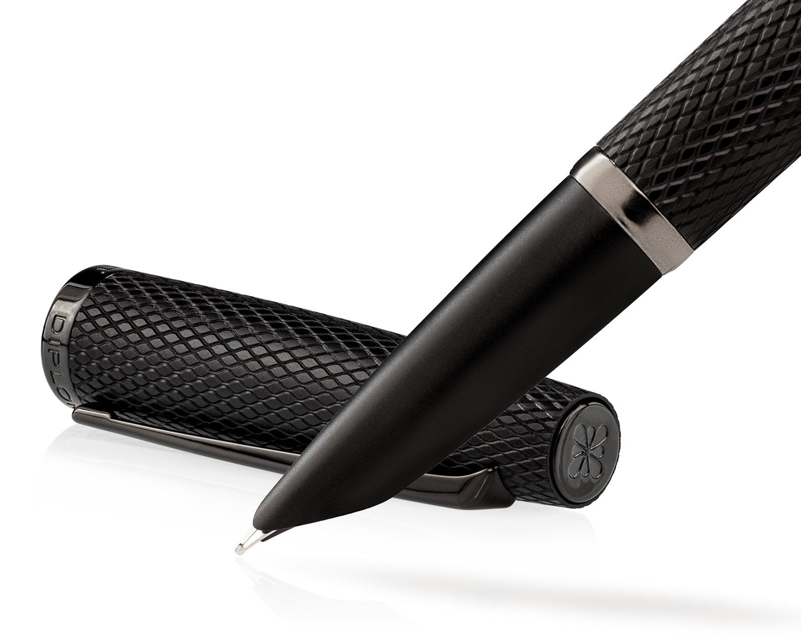 DIPLOMAT Füllfederhalter Füllhalter Diplomat Viper schwarz guillochiert F/M