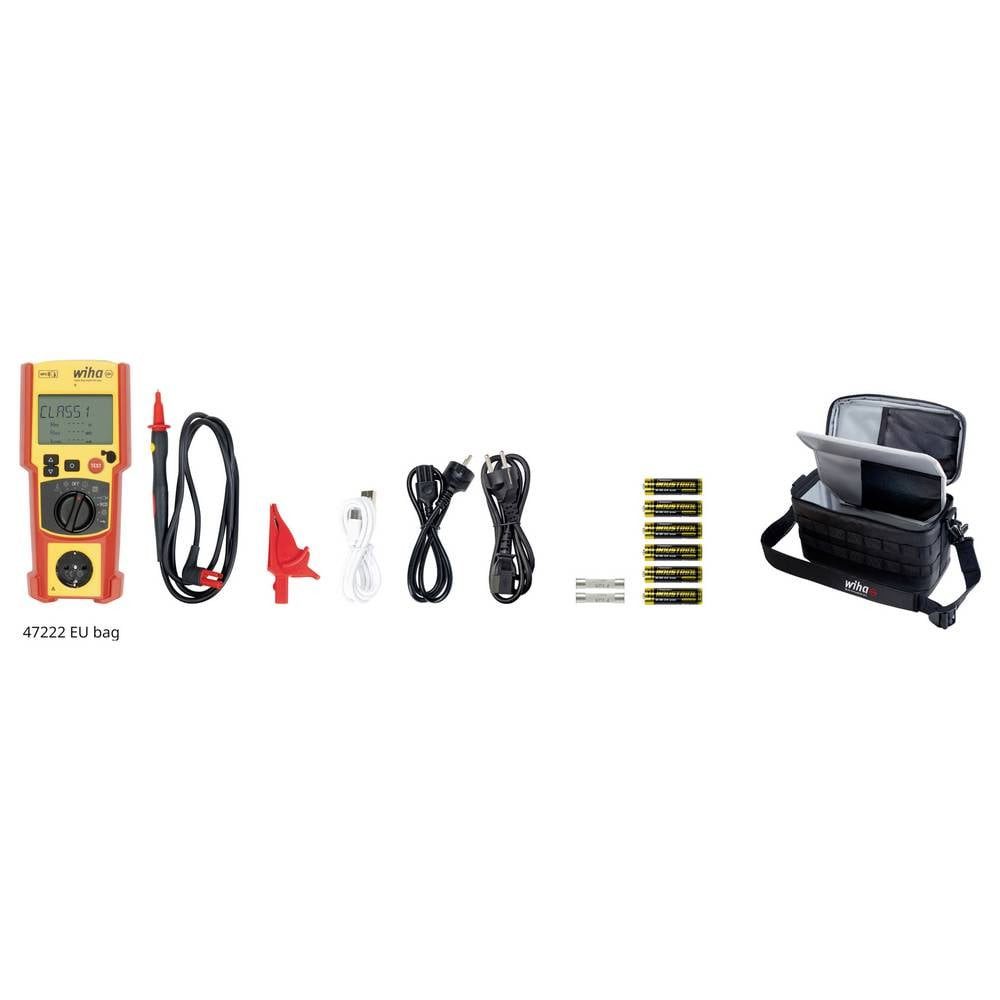 Wiha Multimeter PAT one (Art. Nr. 47222) Gerätetester-Set VDE-Norm 0701-0702