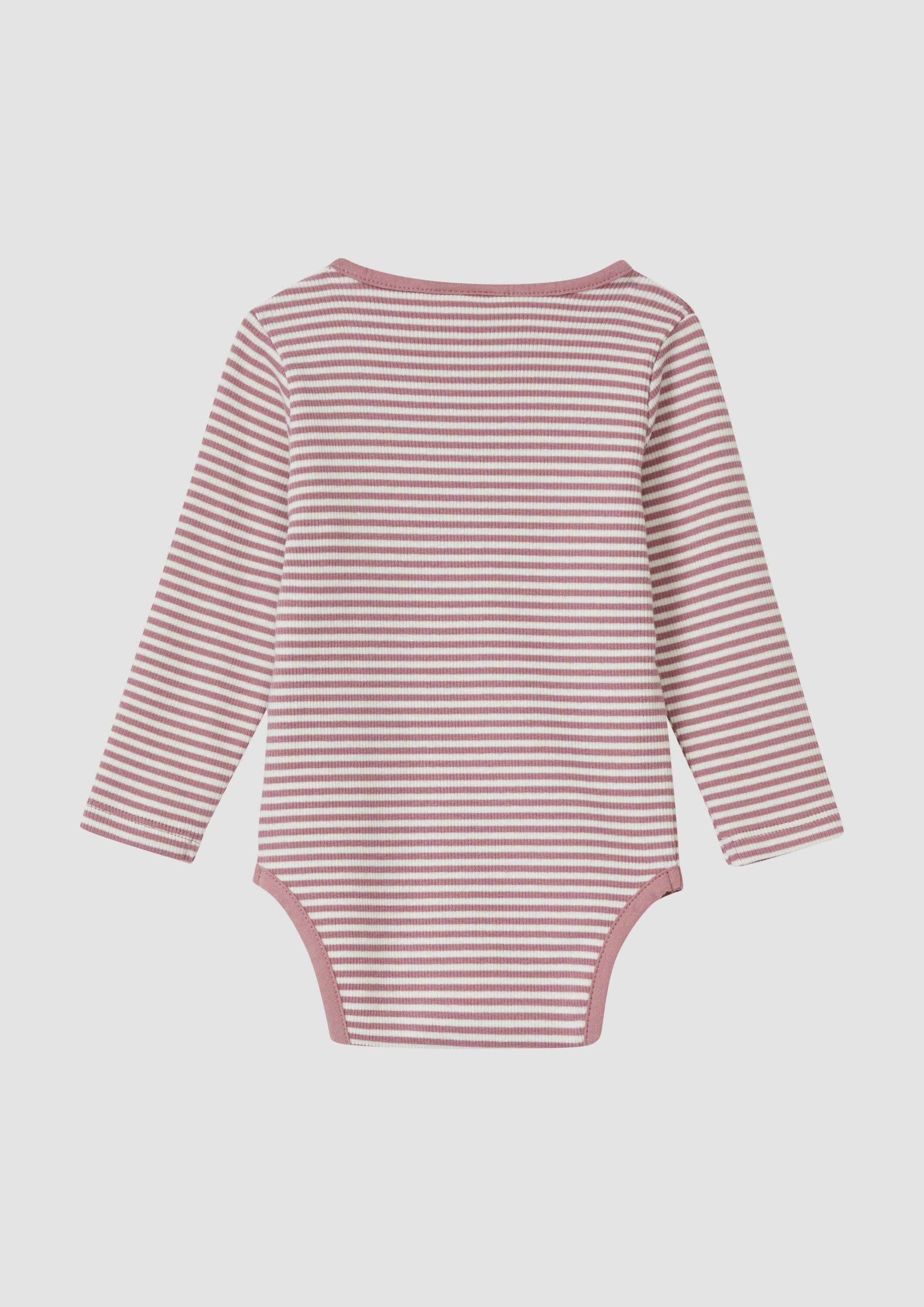 s.Oliver Shirtbody T-Shirt Body Unisex Body mit Rippstruktur