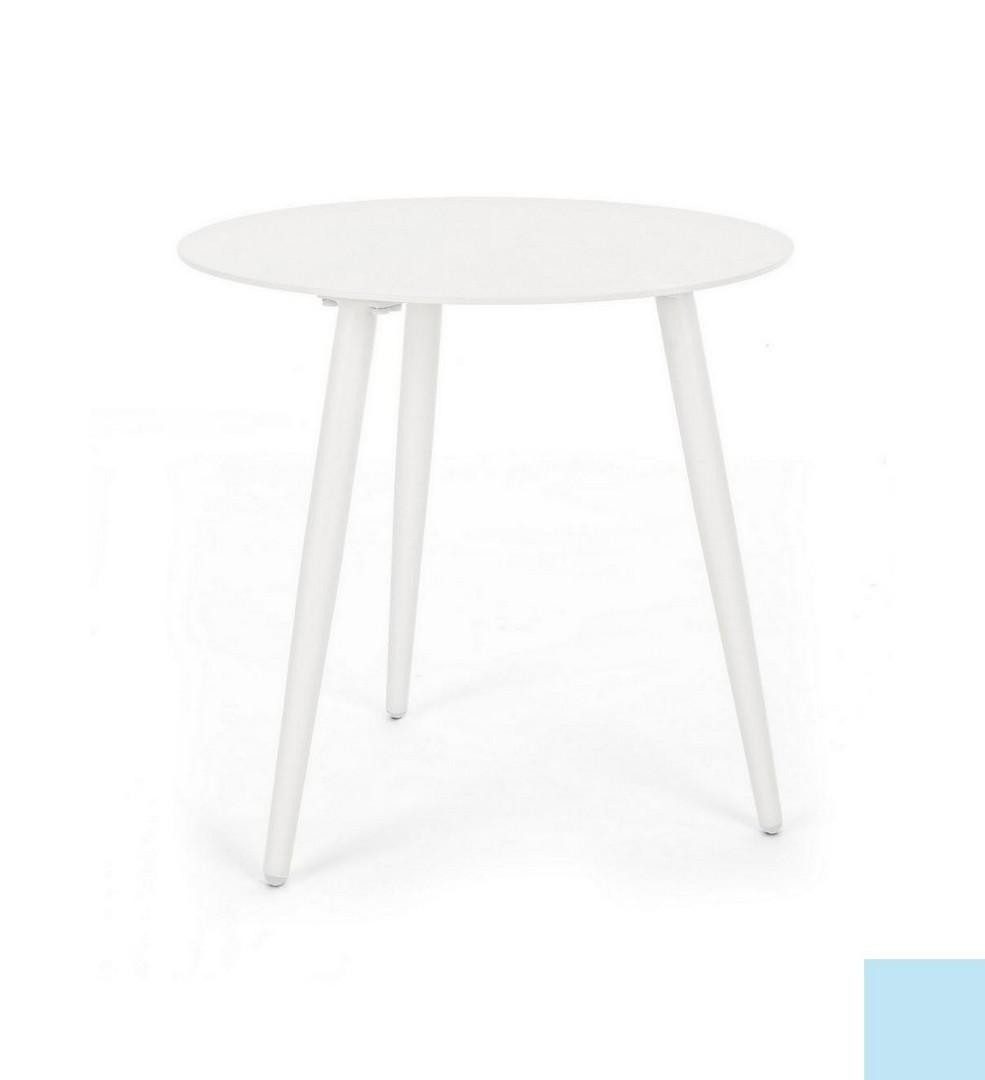 Natur24 Couchtisch Ridley Couchtisch 50 x 50 x 48 cm Aluminium Weiß