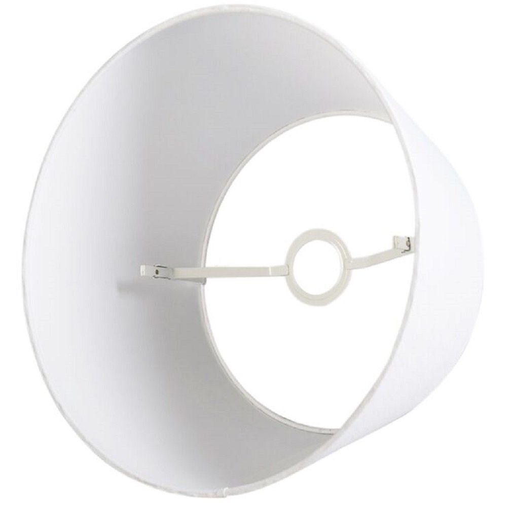 Designer-Lampenschirm Taupe Hell, Leinen-Optik, Konische Form – 30 Cm Unten, Für E27 Fassung