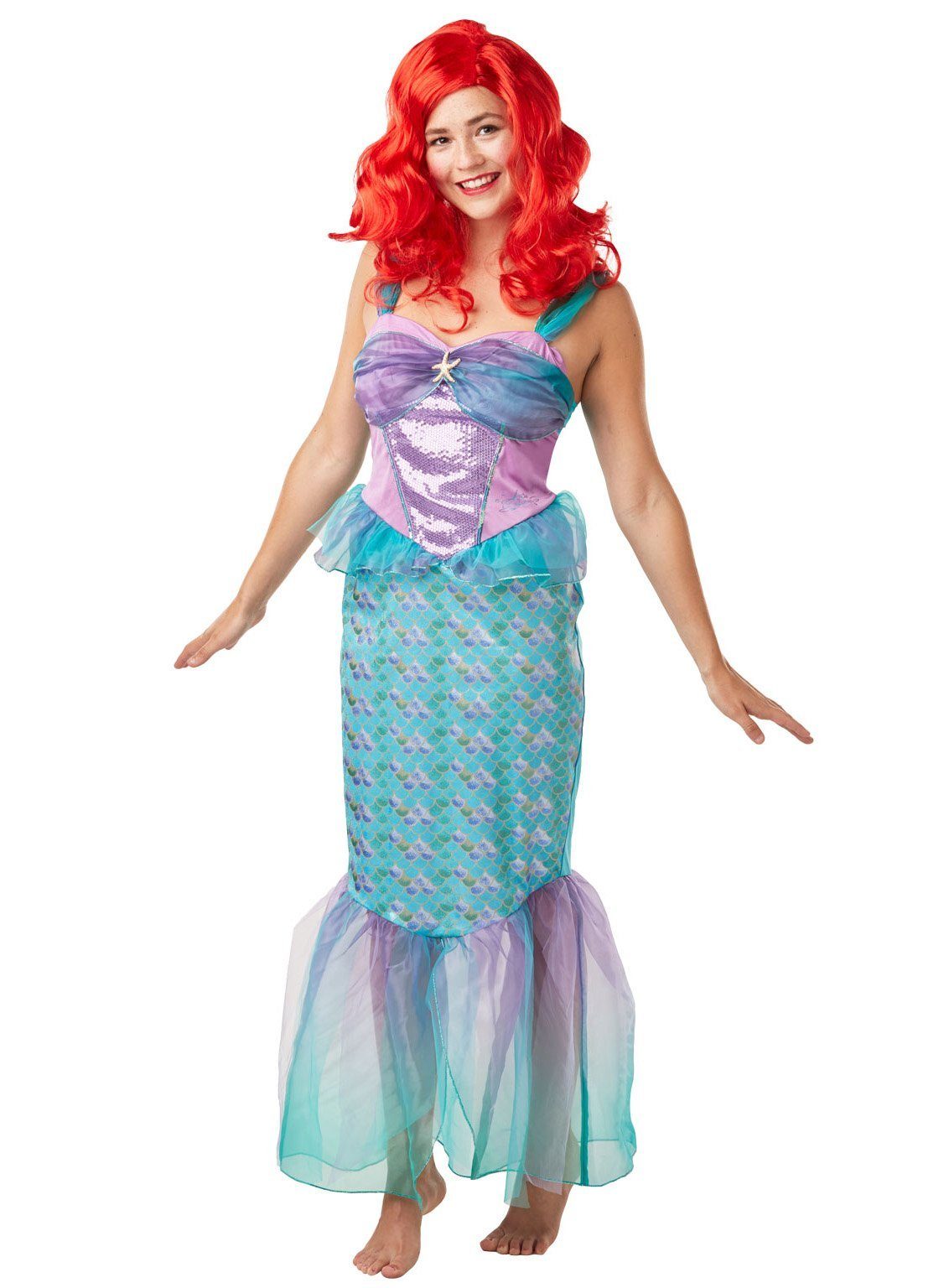 Rubie´s Prinzessin-Kostüm Disney Prinzessin Arielle Kostüm, Klassische Märchenprinzessin aus dem Disney Universum im herrschaftli