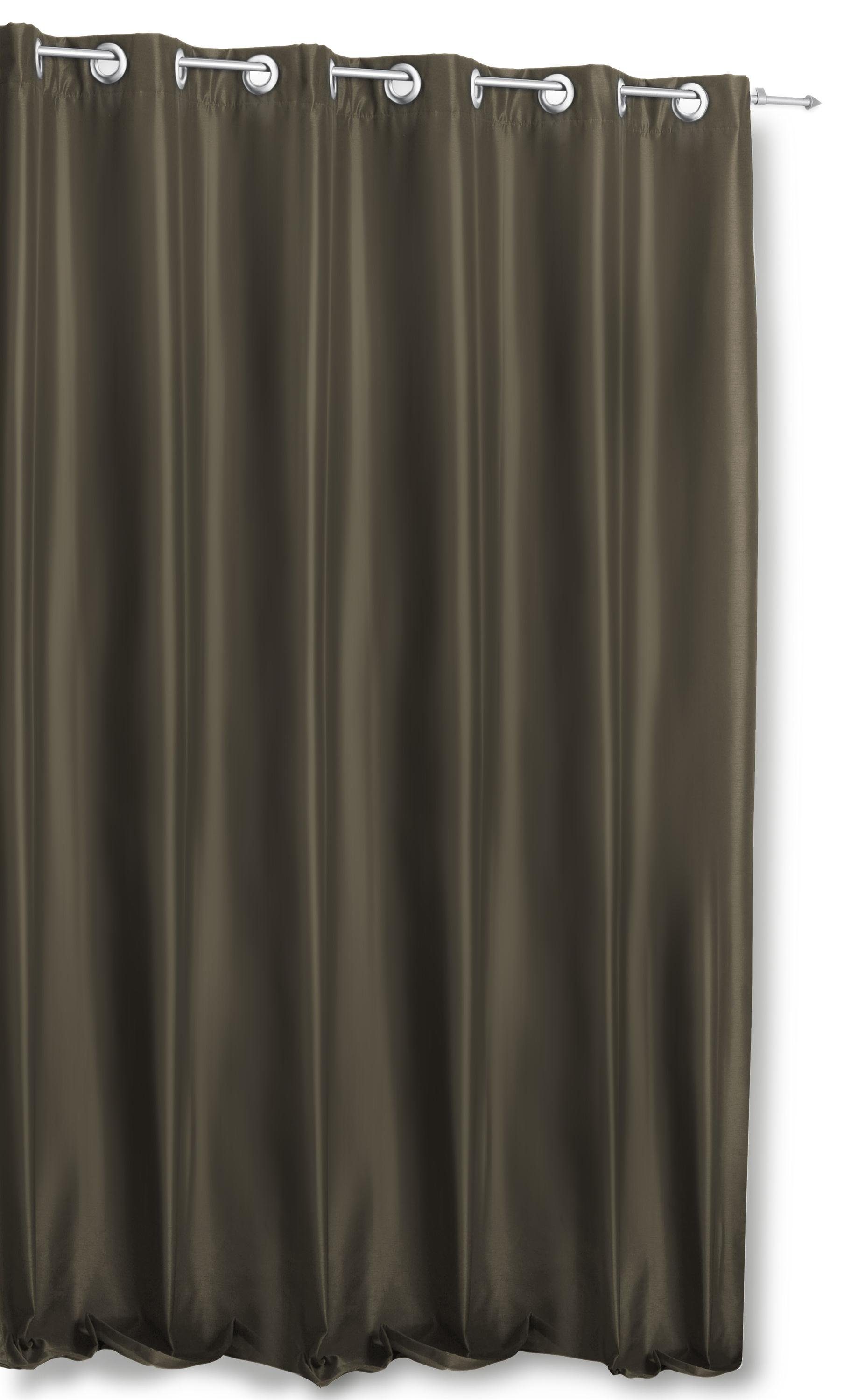 Türvorhang Thermovorhang Ösen 245x245 cm blickdicht breit Polar Fleece Vorhang, Haus und Deko, Ösen (1 St), blickdicht, Polyester