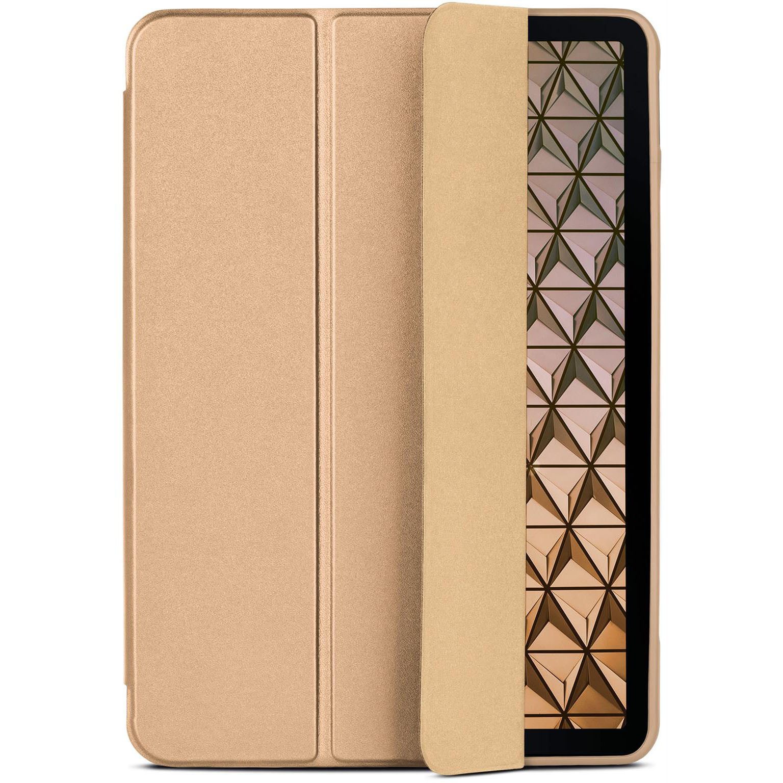 ONEFLOW Tablet-Hülle für Samsung Galaxy Tab A8 (2021) Flip Cover Clarity Case Gold 10,5 Zoll, 360° Schutzhülle Ultra Dünn mit Ständer Slim Book Folio Standfunktion