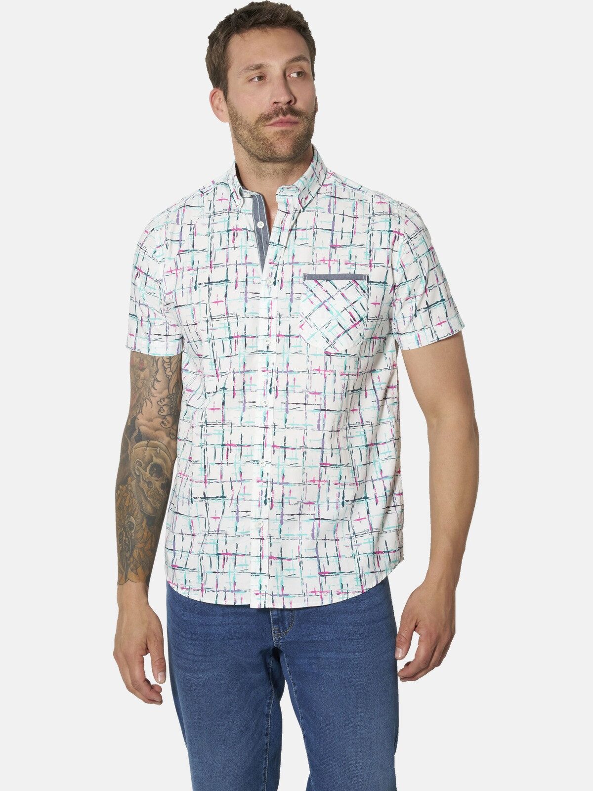 Babista Kurzarmhemd CARDALA mit lebhaften Print