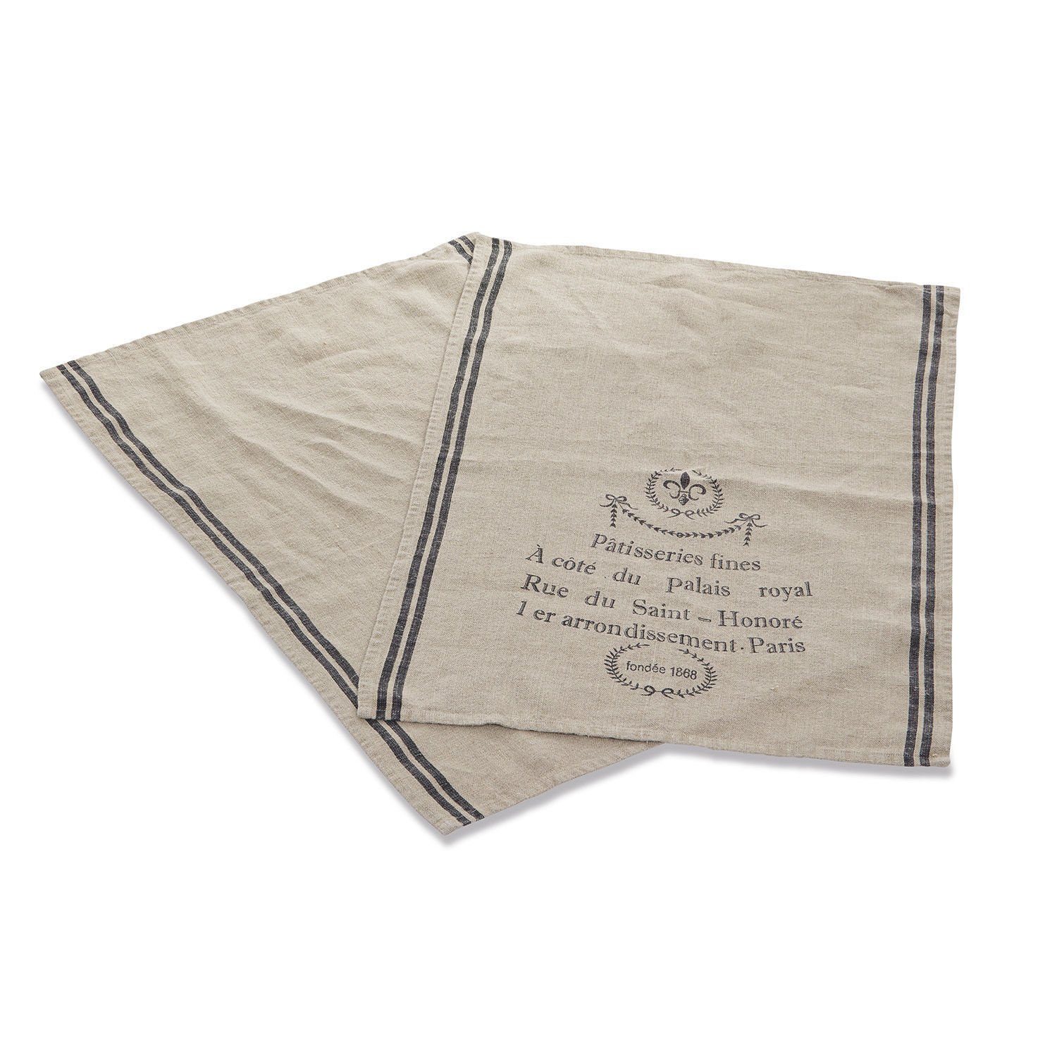 Geschirrtuch Geschirrtuch 2er Set Madil beige