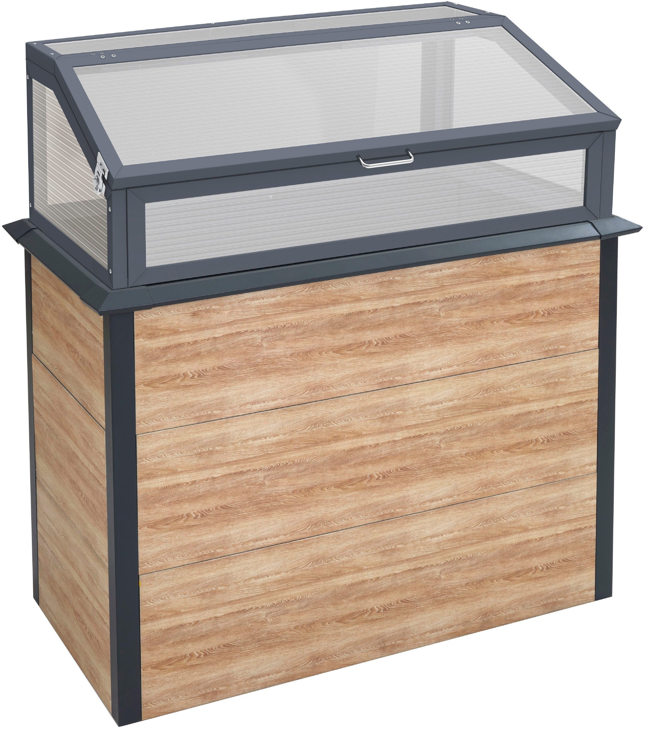 WESTMANN Hochbeet Primus-Multi Plus M (Set), BxTxH: 100x50x113 cm, mit Frühbeetaufsatz