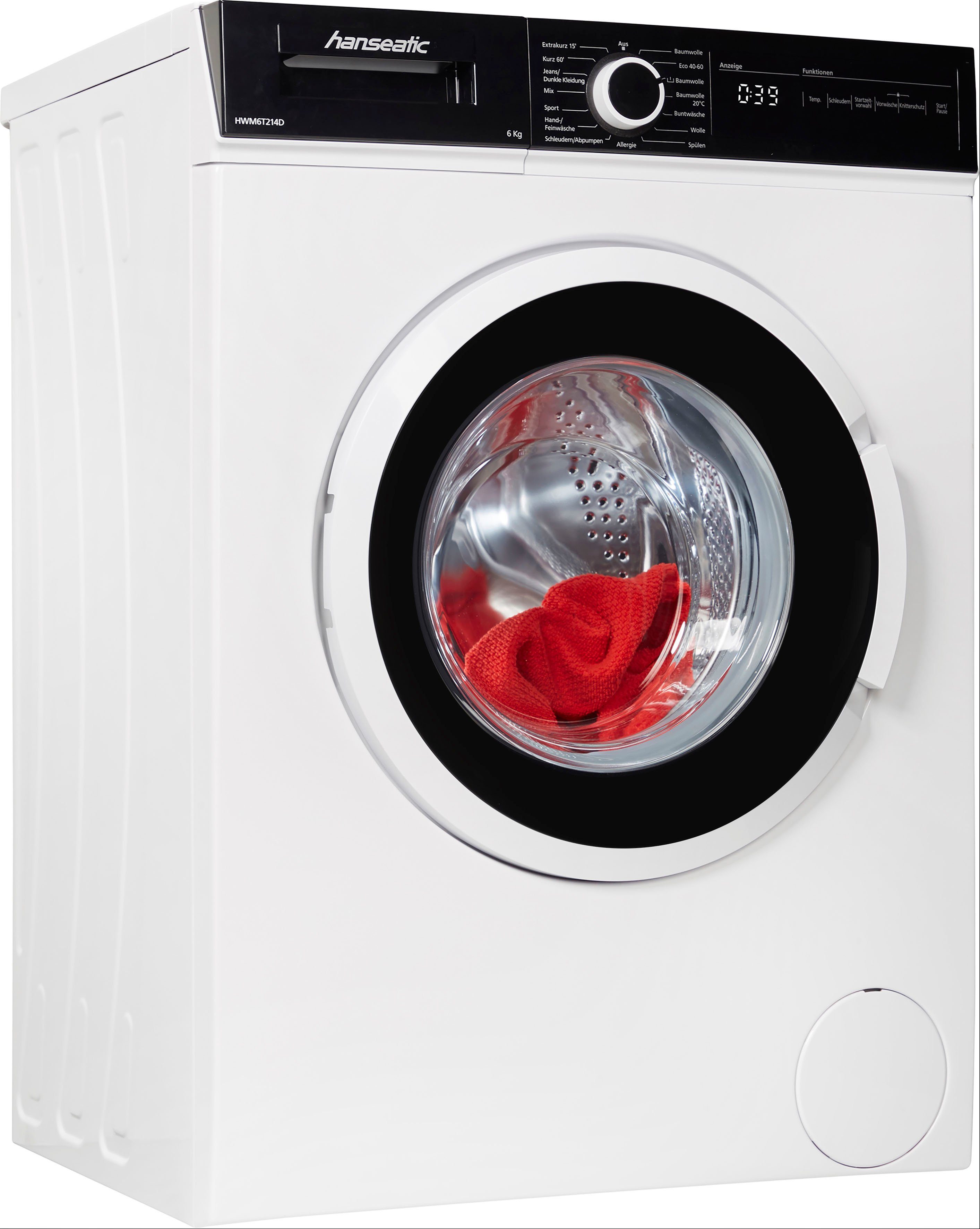 Hanseatic Waschmaschine HWM6T214D, 6 kg, 1300 U/min online kaufen | OTTO