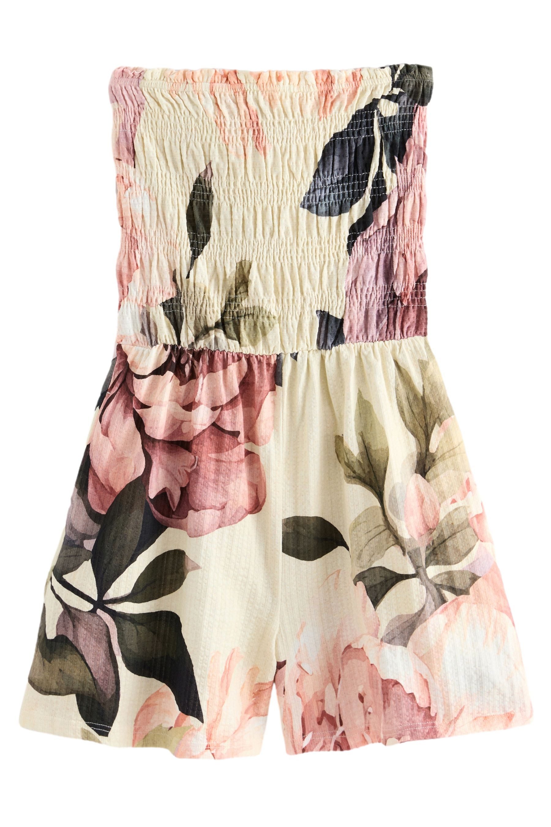 Next Playsuit Gesmokter Bandeau-Playsuit, Kurzgröße (1-tlg) günstig online kaufen