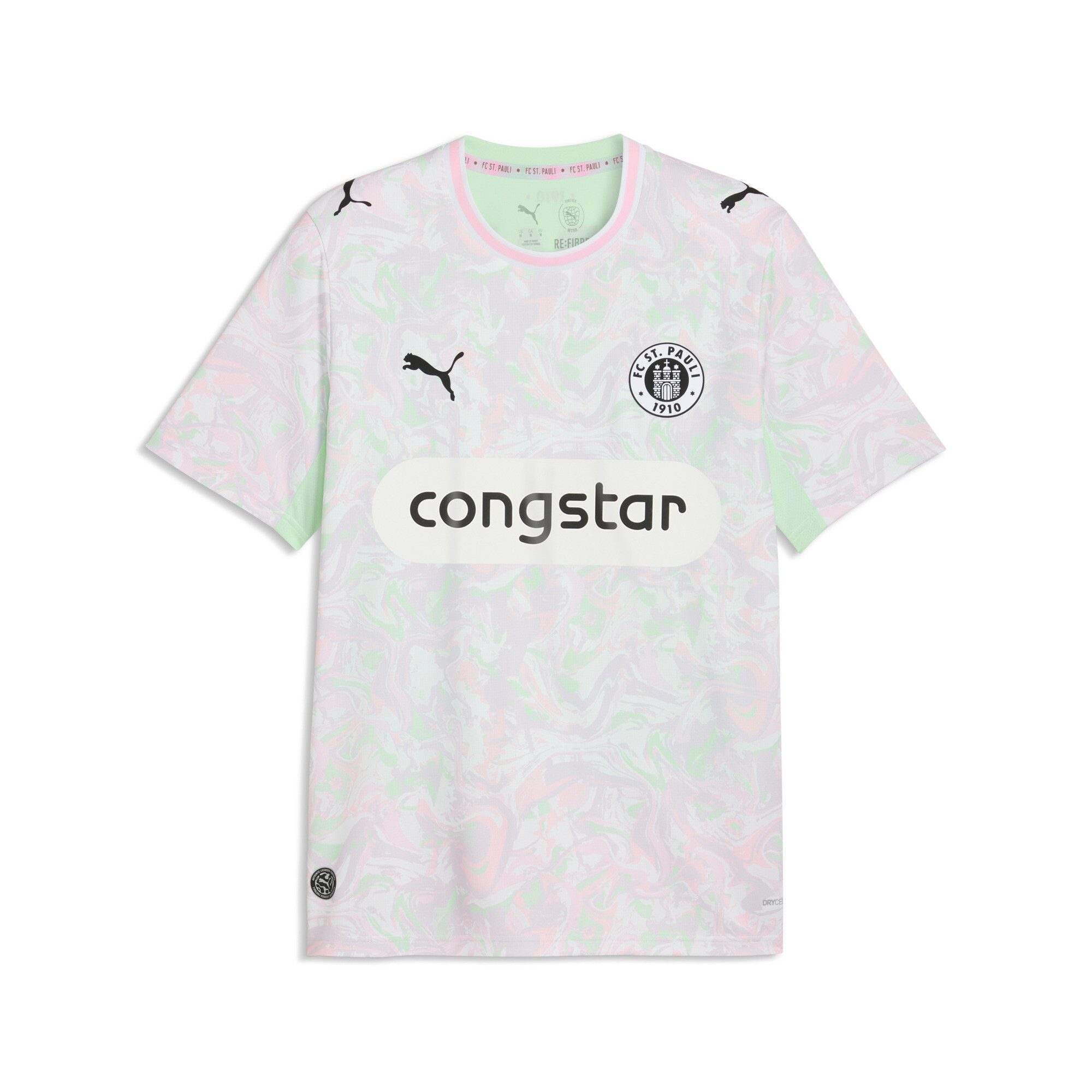 PUMA Fußballtrikot FCSP THIRD JERSEY REPLICA mit Rundhalsausschnitt, atmungsaktiv, mit DryCELL-Technologie