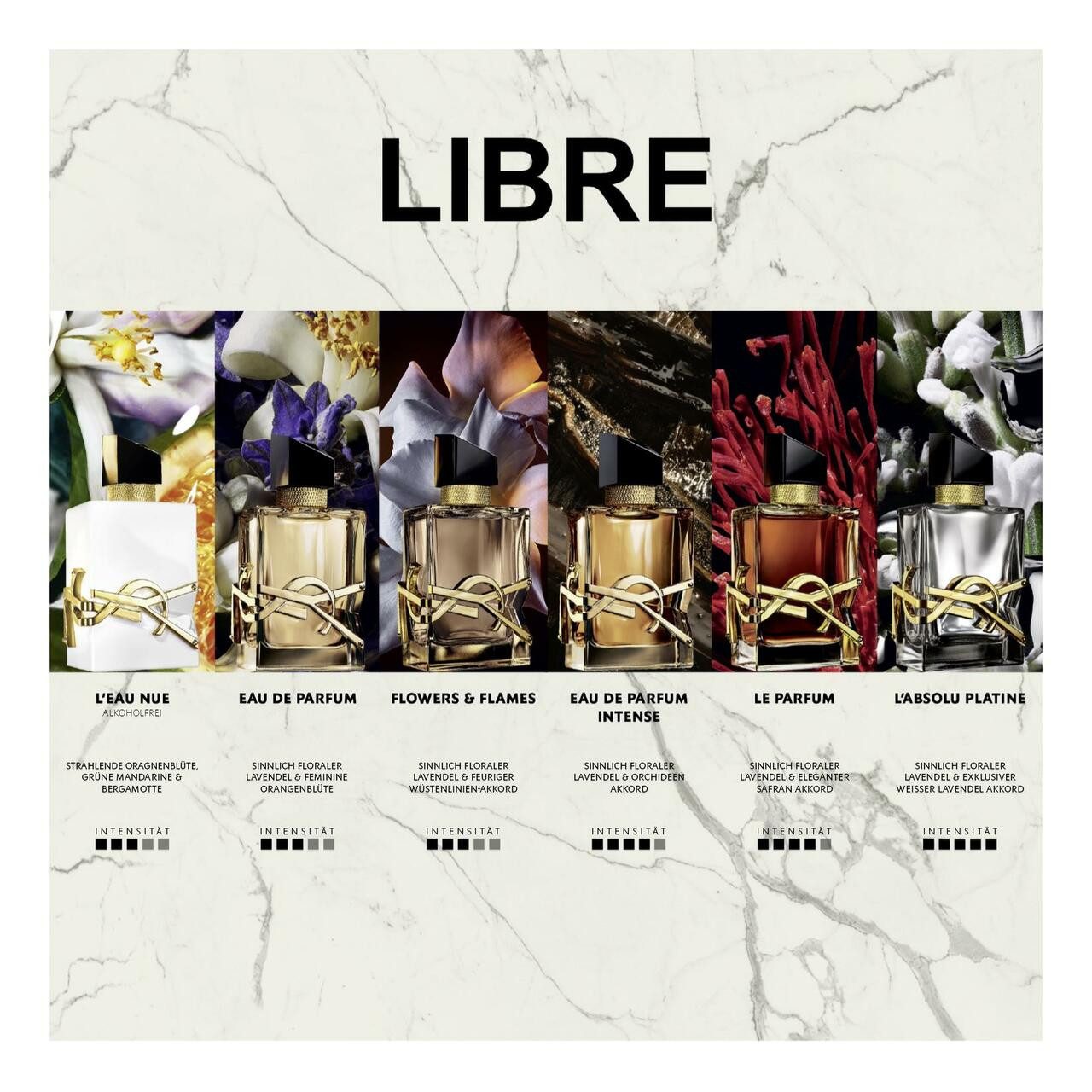 YVES SAINT LAURENT Eau de Parfum Libre Intense E.d.P. Nat. Spray, Damenduft, elegant