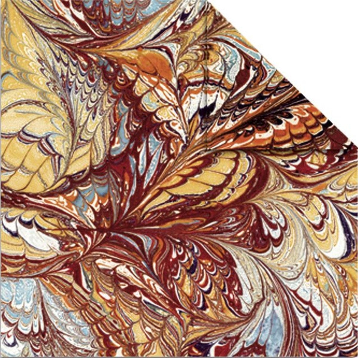 Bastelfilz Faltblätter Aurelio Stern Art 115g/qm 14,8x14,8cm braun.