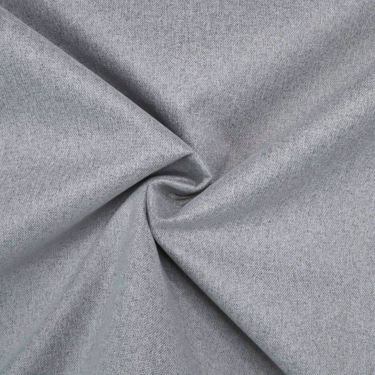 Stofferia Stoff Verdunklungsstoff Blackout Arisa Grau, Breite 280 cm, Meterware