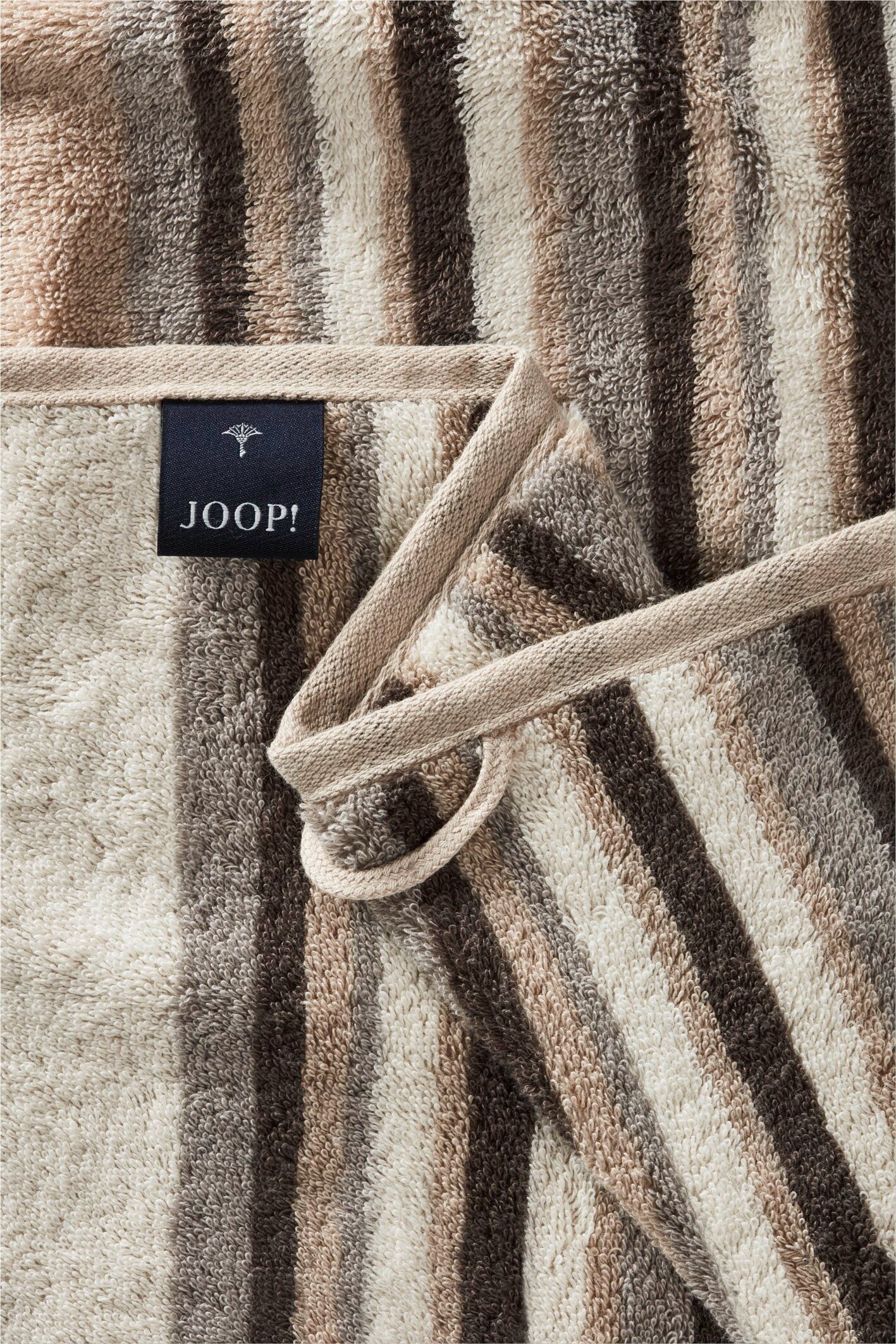 JOOP! STRIPES Textil Handtuch-Set, LIVING Handtücher Joop! MOVE - Sand (2-St)