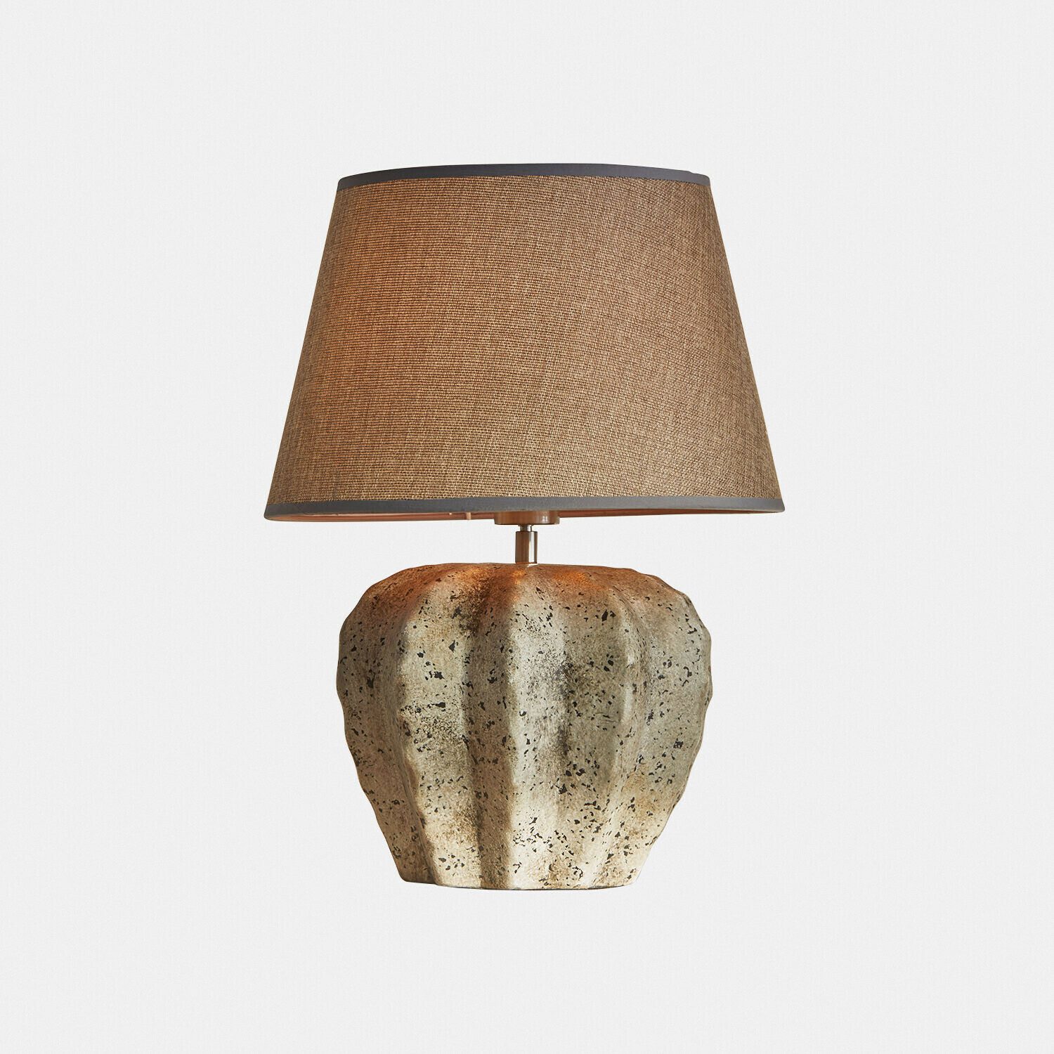 Mirabeau Tischleuchte Tischlampe Émbrisse grau