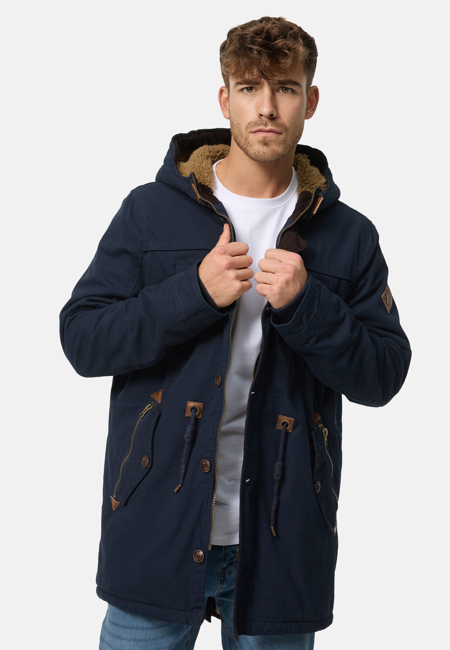Indicode Winterjacke Herren Barge Jacke Winter Herrenjacke